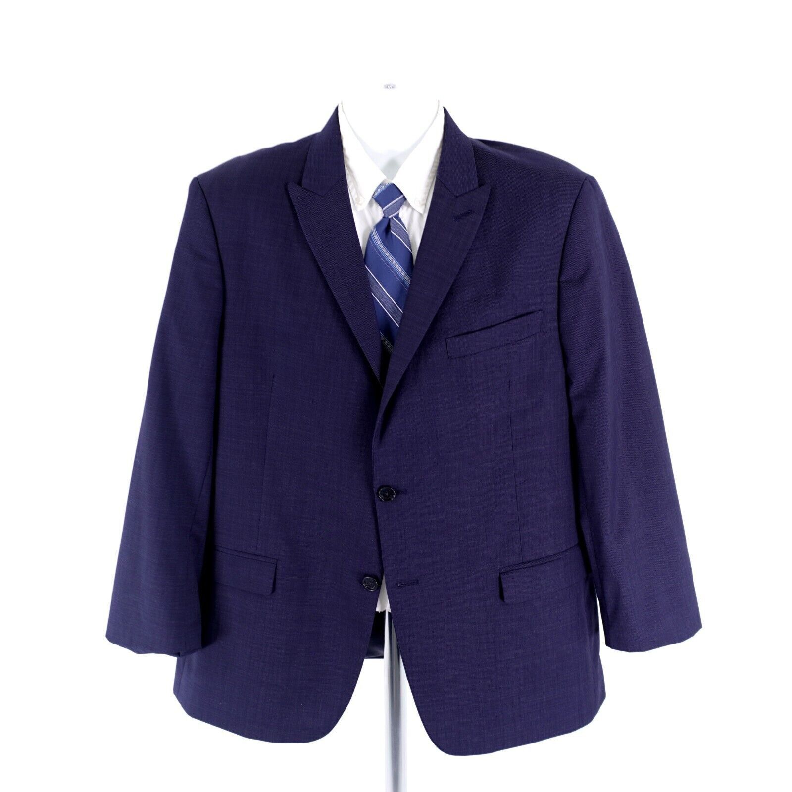 Tommy Hilfiger Tommy Hilfiger Wool Polka Dot Peak Lapel 2 Button Suit Jacke Size 42R - 5 Thumbnail