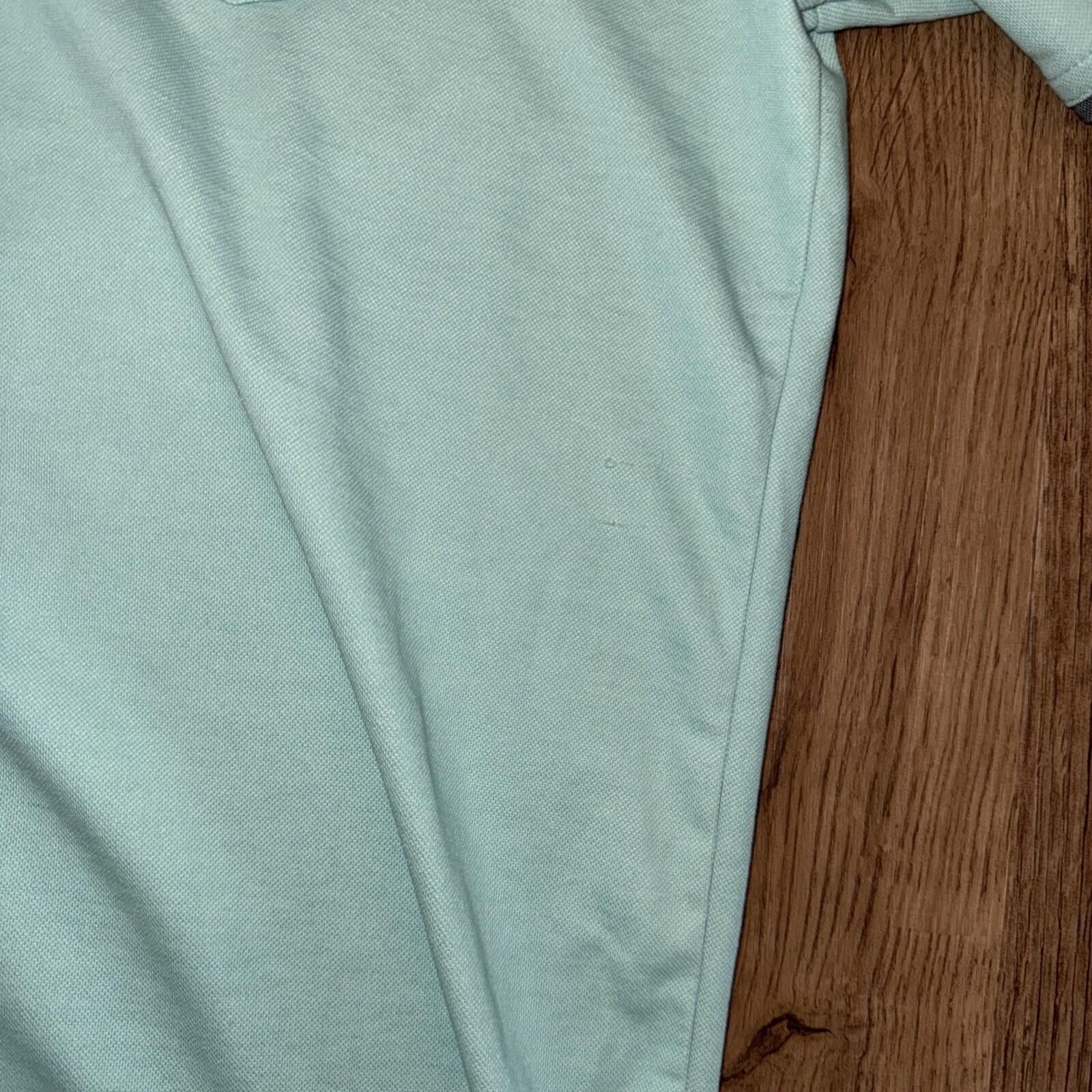 TravisMathew Travis Mathew Sz M Solid Light Green Polo Pima Cotton Blend Size US M / EU 48-50 / 2 - 3 Thumbnail