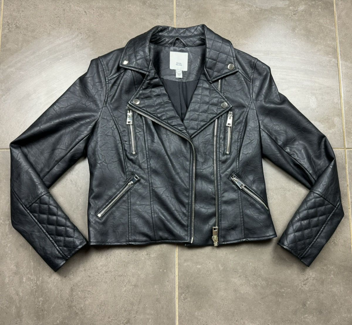River Island River Island leather jacket Size M / US 6-8 / IT 42-44 - 1 Thumbnail
