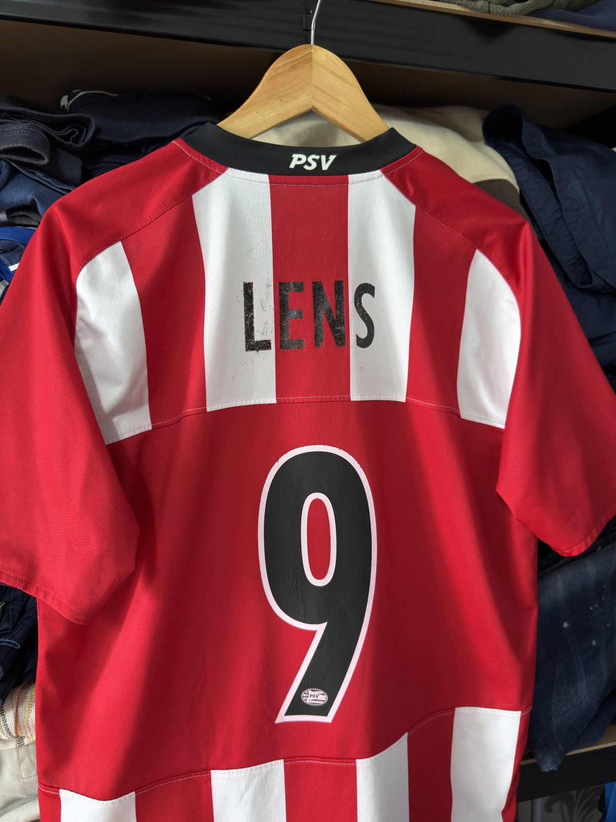 Nike × Vintage Vintage Nike PSV Eindhoven 2009/10 Home Shirt Soccer Jersey Size US M / EU 48-50 / 2 - 10 Thumbnail