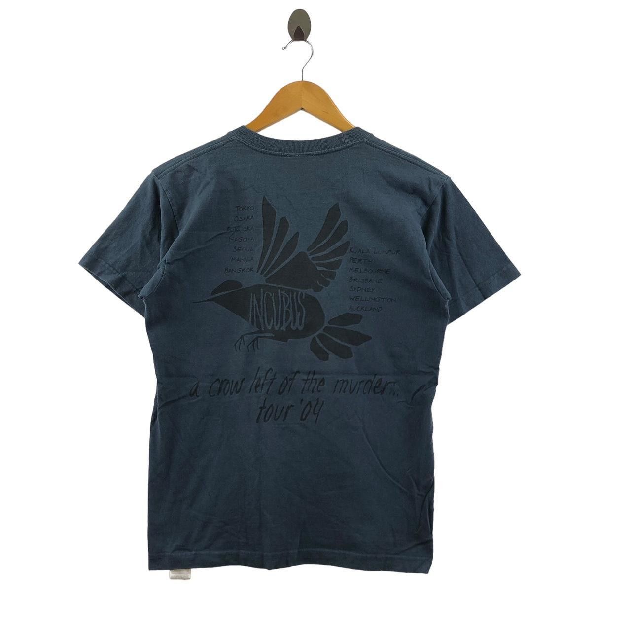 Band Tees Vintage INCUBUS A CROW LEFT OF THE MURDER Tour Tee Shirt Size US S / EU 44-46 / 1 - 2 Thumbnail