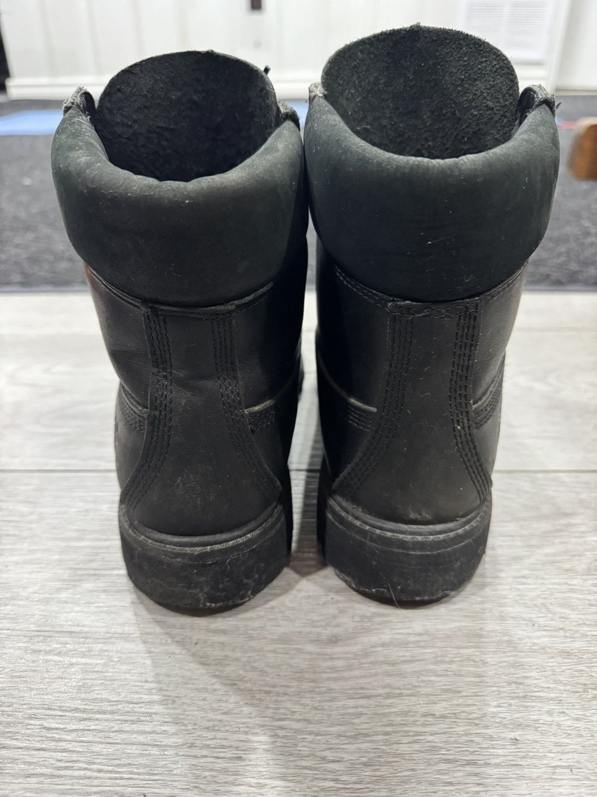 Timberland Timberland 6-inch Leather Black Boots Size US 7.5 / EU 40-41 - 3 Thumbnail