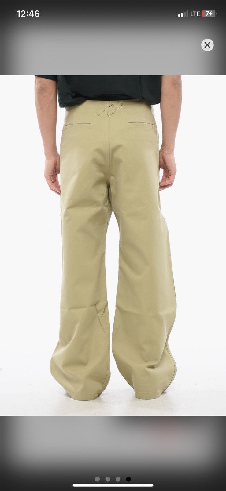 Burberry Burberry Mens Wide Leg Chino Size US 31 - 2 Thumbnail