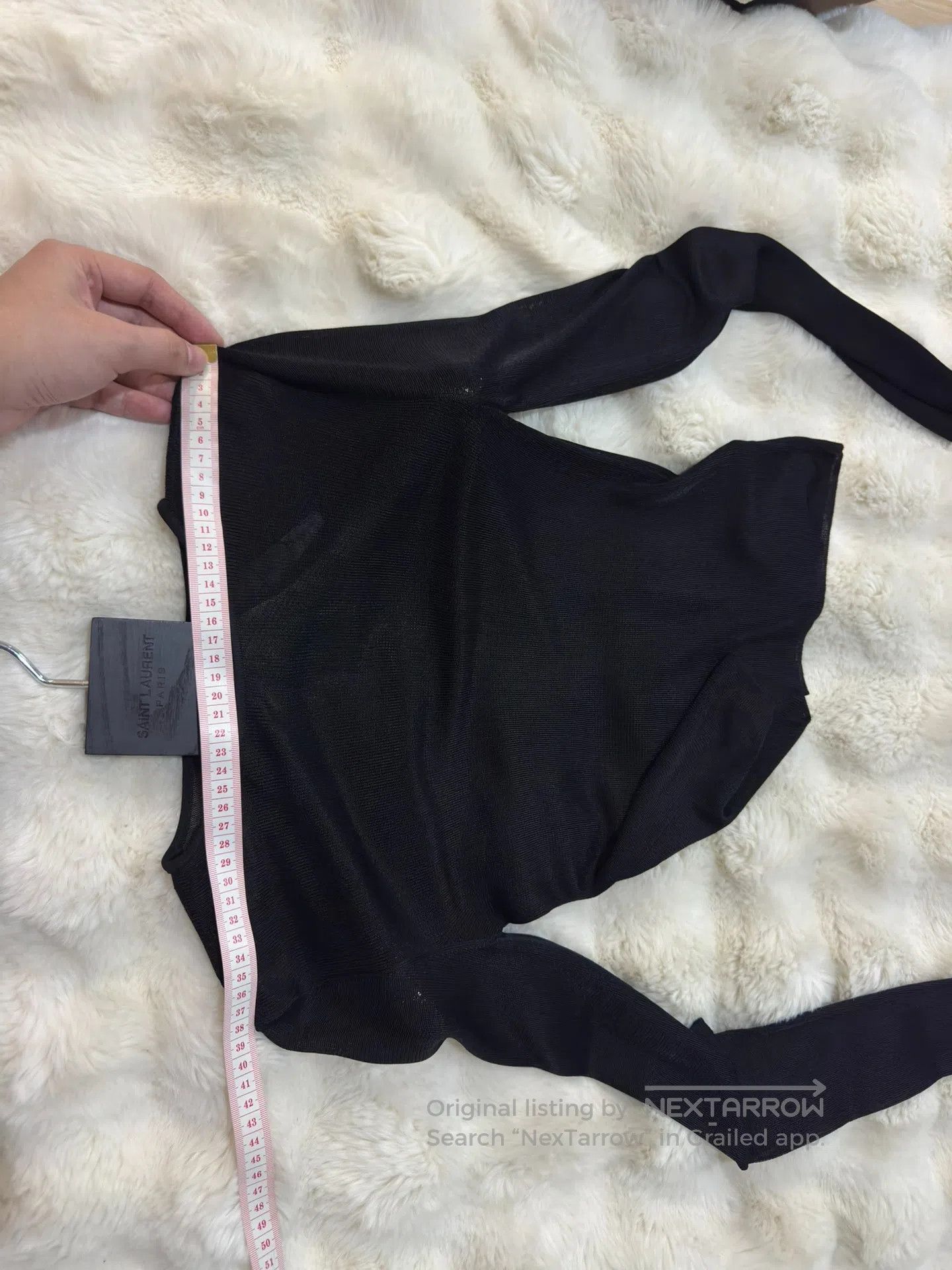 Saint Laurent Paris Saint Laurent Paris Long Sleeve Mesh Under Shirt| Size M / US 6-8 / IT 42-44 - 6 Thumbnail