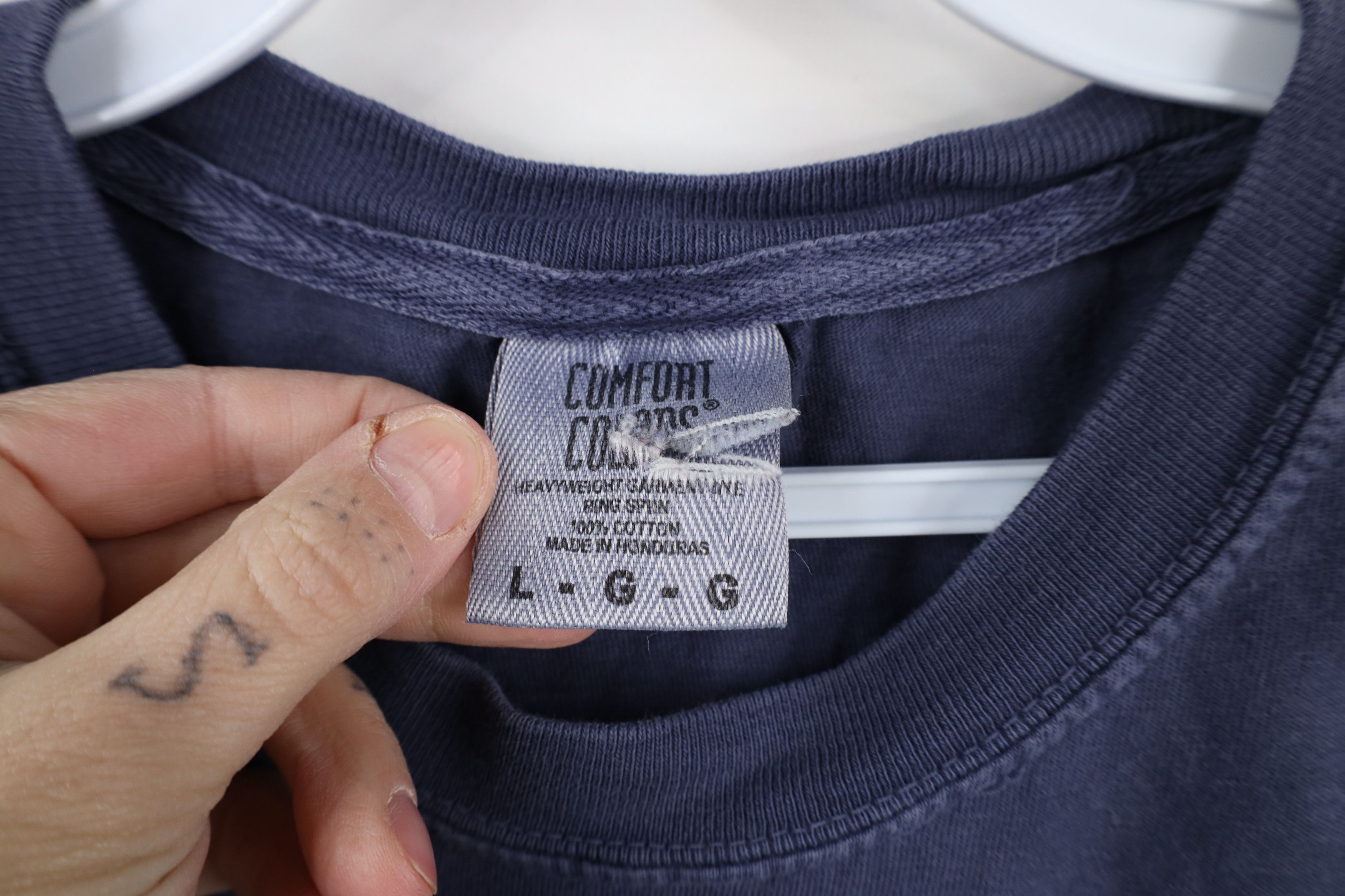 Other Vintage 90s Streetwear Heavyweight Pigment Dye T-Shirt Size US L / EU 52-54 / 3 - 5 Thumbnail