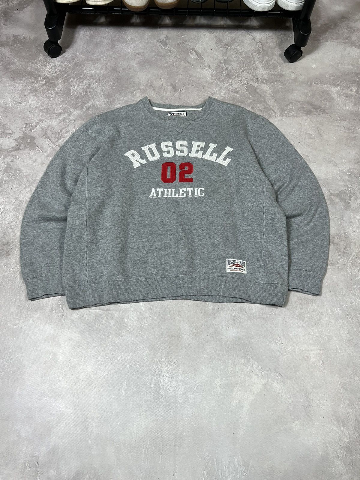 Russell Athletic Vintage Russel Athletic Baggy Y2k Sweatshirt Size M / US 6-8 / IT 42-44 - 2 Thumbnail