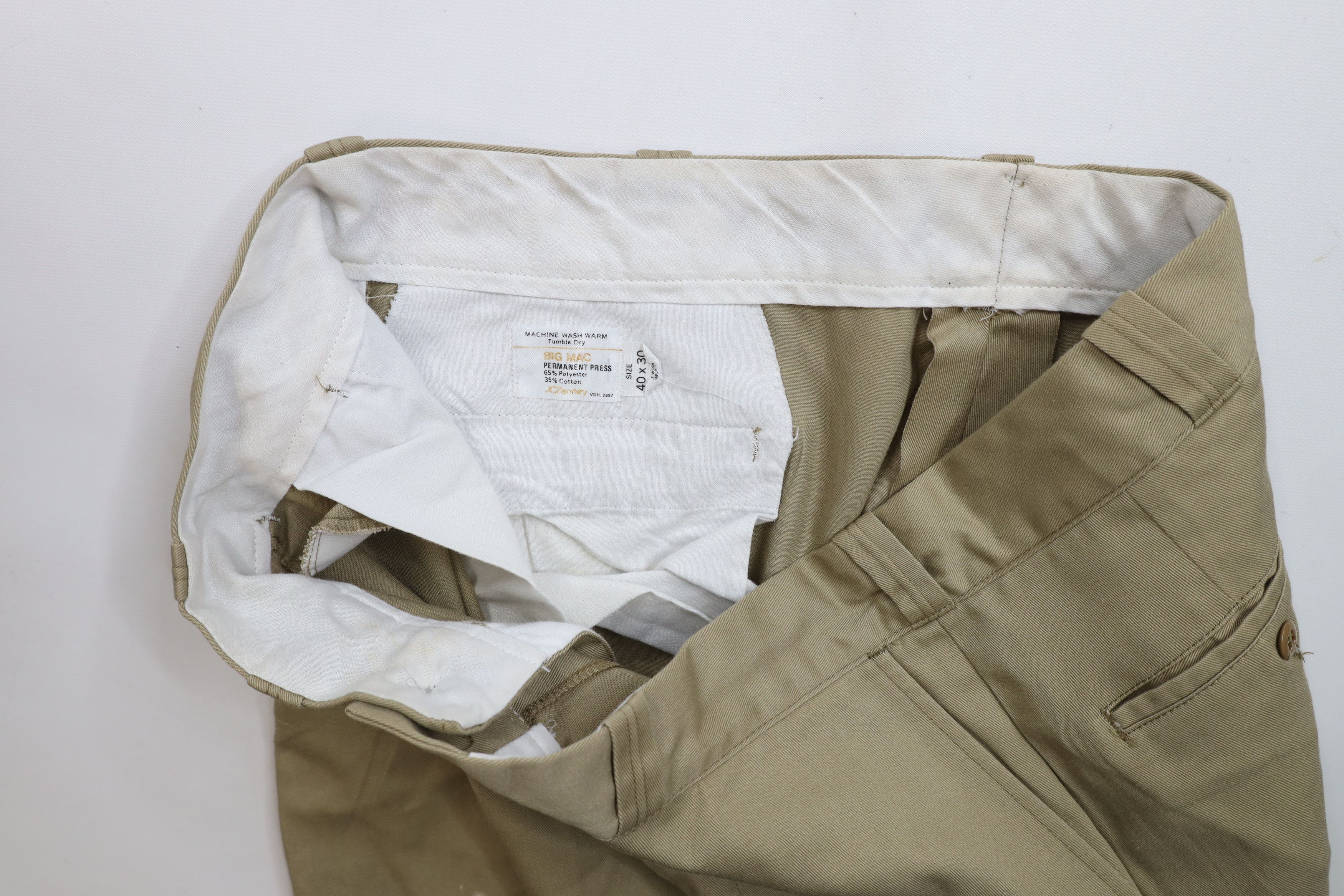 Vintage Vintage 70s Big Mac Workwear Mechanic Wide Leg Pants USA Size US 36 / EU 52 - 10 Thumbnail