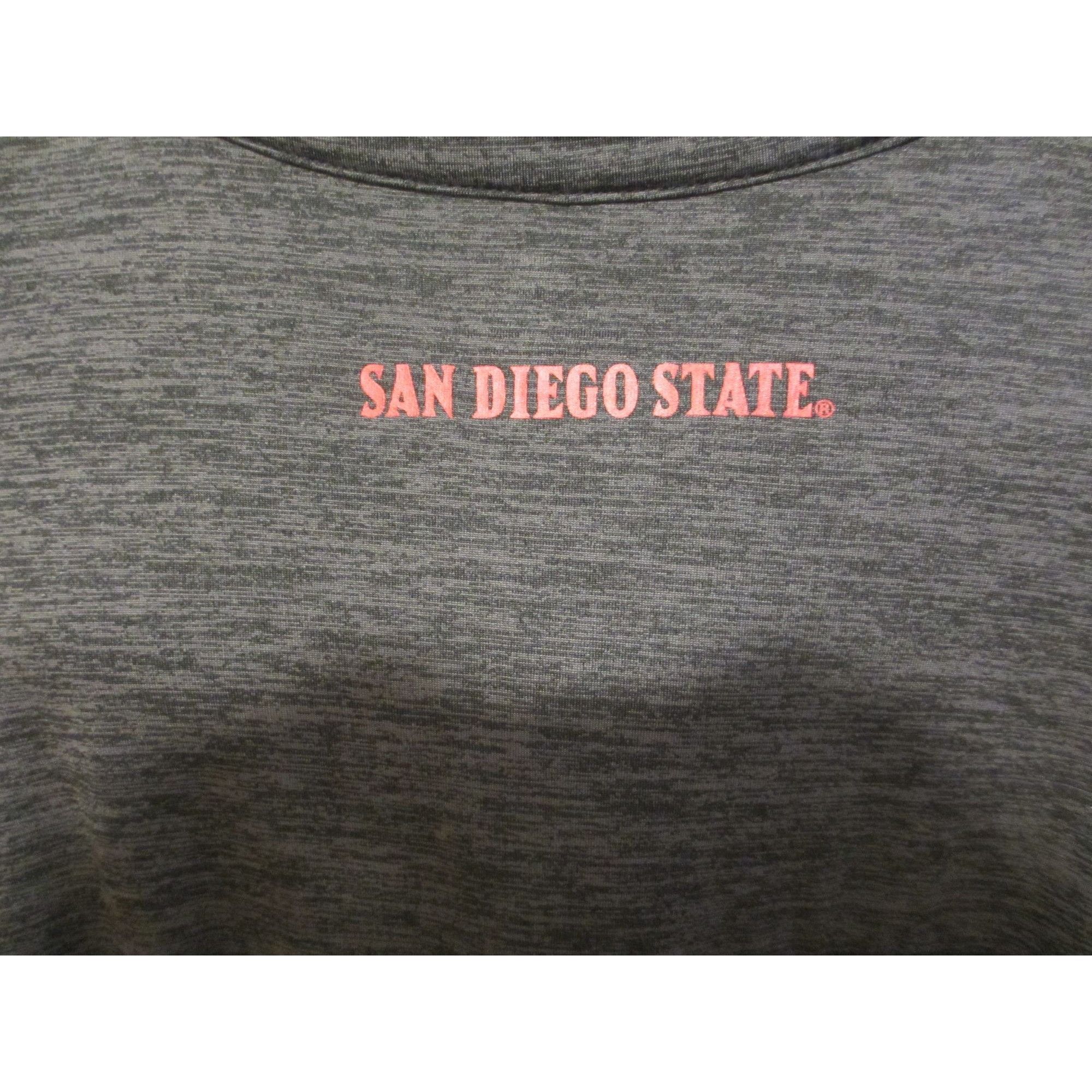 Other San Diego State Gray Long-Sleeve 1/4 Zip Pullover By Colosse Size US S / EU 44-46 / 1 - 4 Thumbnail