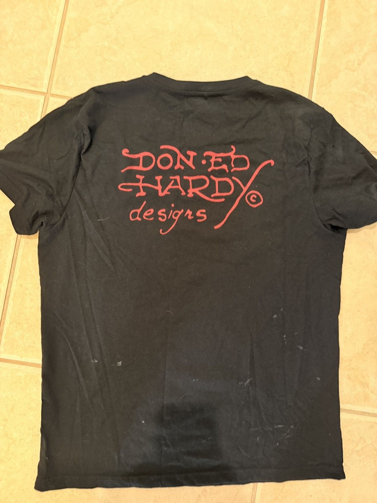 Ed Hardy × Vintage Ed Hardy “Love Dies Hard” Vintage Skull Tee - Medium Size US M / EU 48-50 / 2 - 2 Thumbnail
