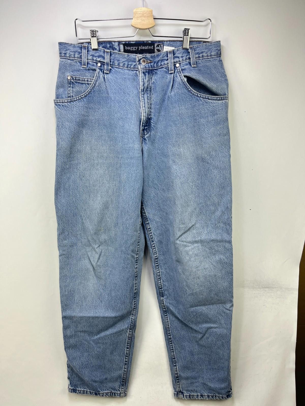 Levi's Vintage 90s Levi's Silvertab Baggy Pleated Jeans 34 x 34 Size US 34 / EU 50 - 1 Thumbnail