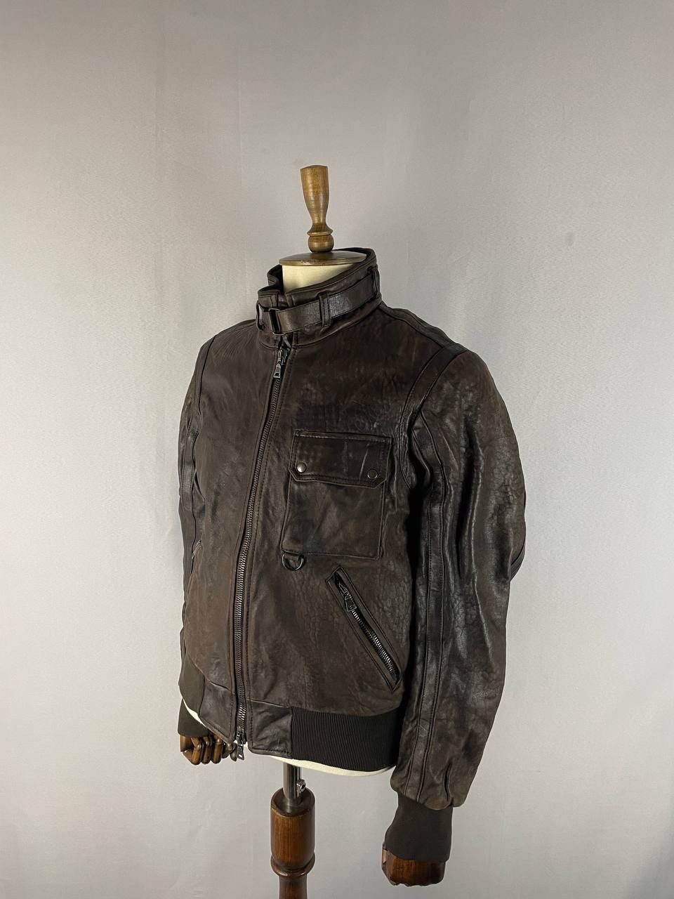 Prada Prada Leather Jacket Brown Rare Size US M / EU 48-50 / 2 - 1 Thumbnail
