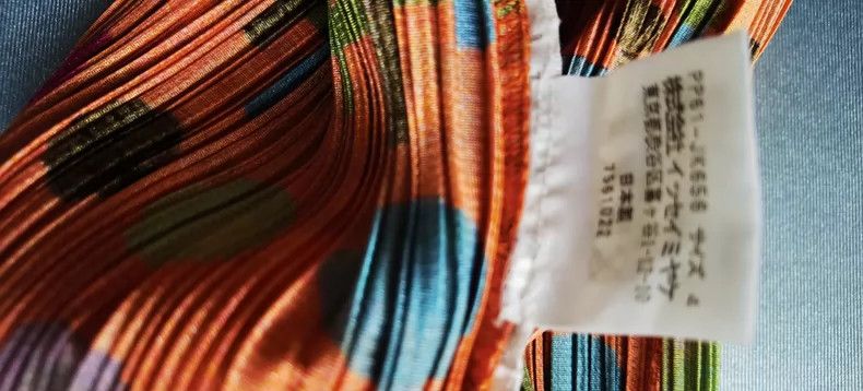 Issey Miyake Issey Miyake Orange polka dot top Size XL / US 12-14 / IT 48-50 - 3 Thumbnail