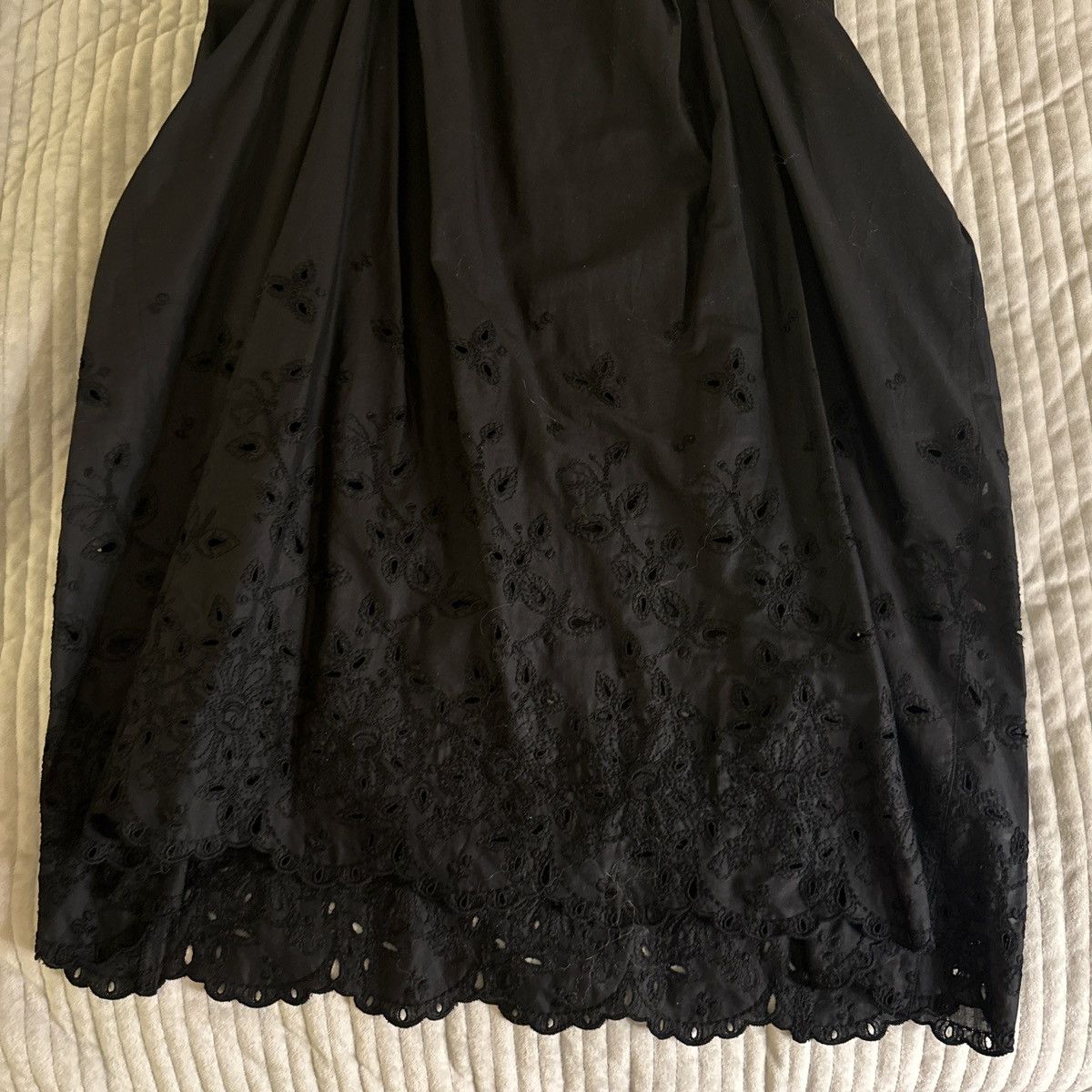 Tricot Comme des Garcons Comme des garçon tricot Black midi dress with ruffles Size S / US 4 / IT 40 - 3 Thumbnail