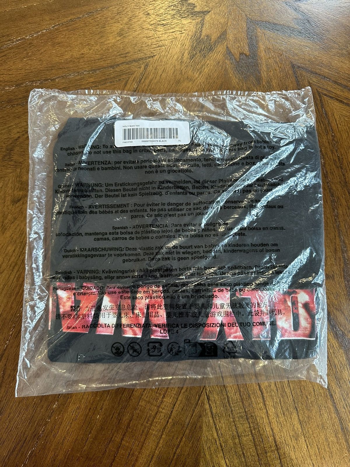 Supreme Supreme Holy War Tee Size US XL / EU 56 / 4 - 6 Thumbnail
