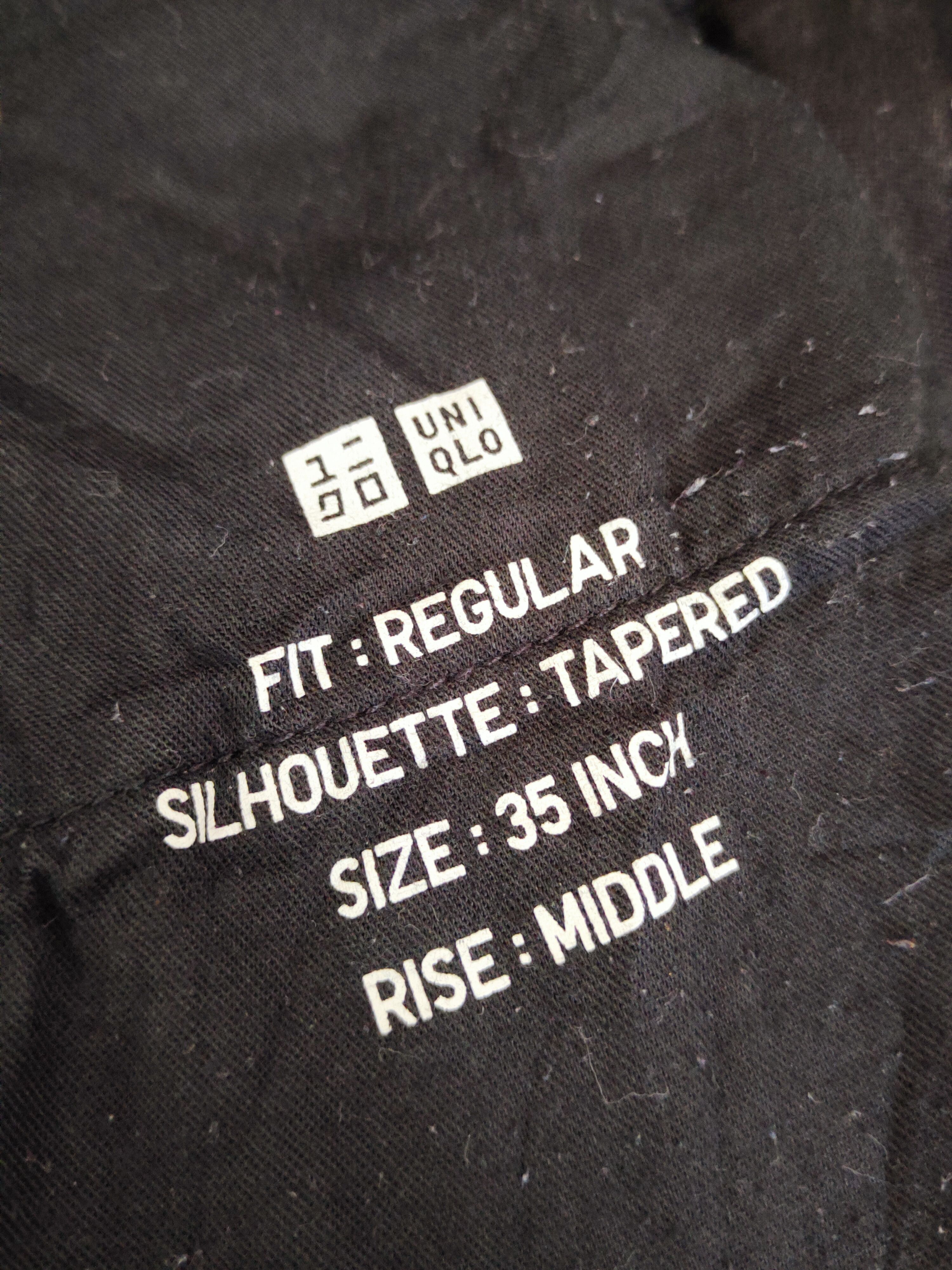 Japanese Brand Uniqlo Black Faded Faded Distressed Ripped Jeans #S2647 Size US 35 - 13 Thumbnail