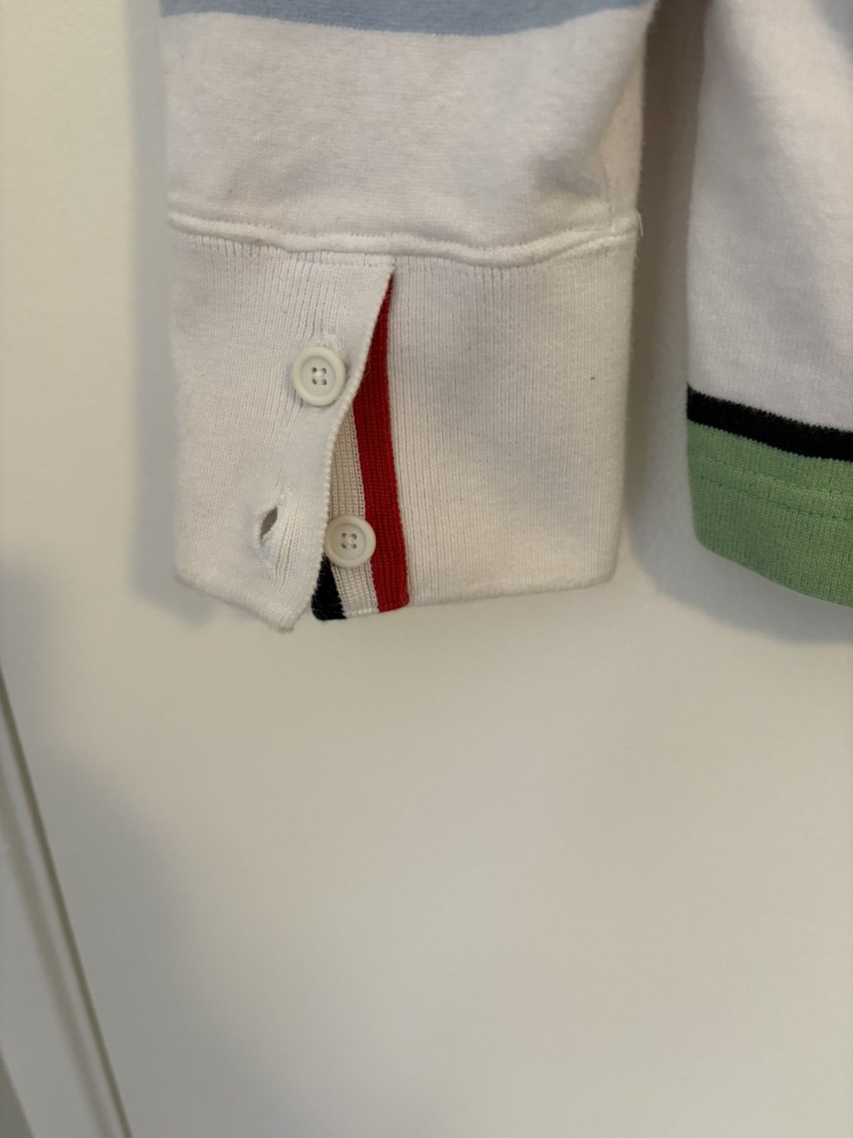 Thom Browne 4 Bar Striped Rugby Size US M / EU 48-50 / 2 - 6 Thumbnail