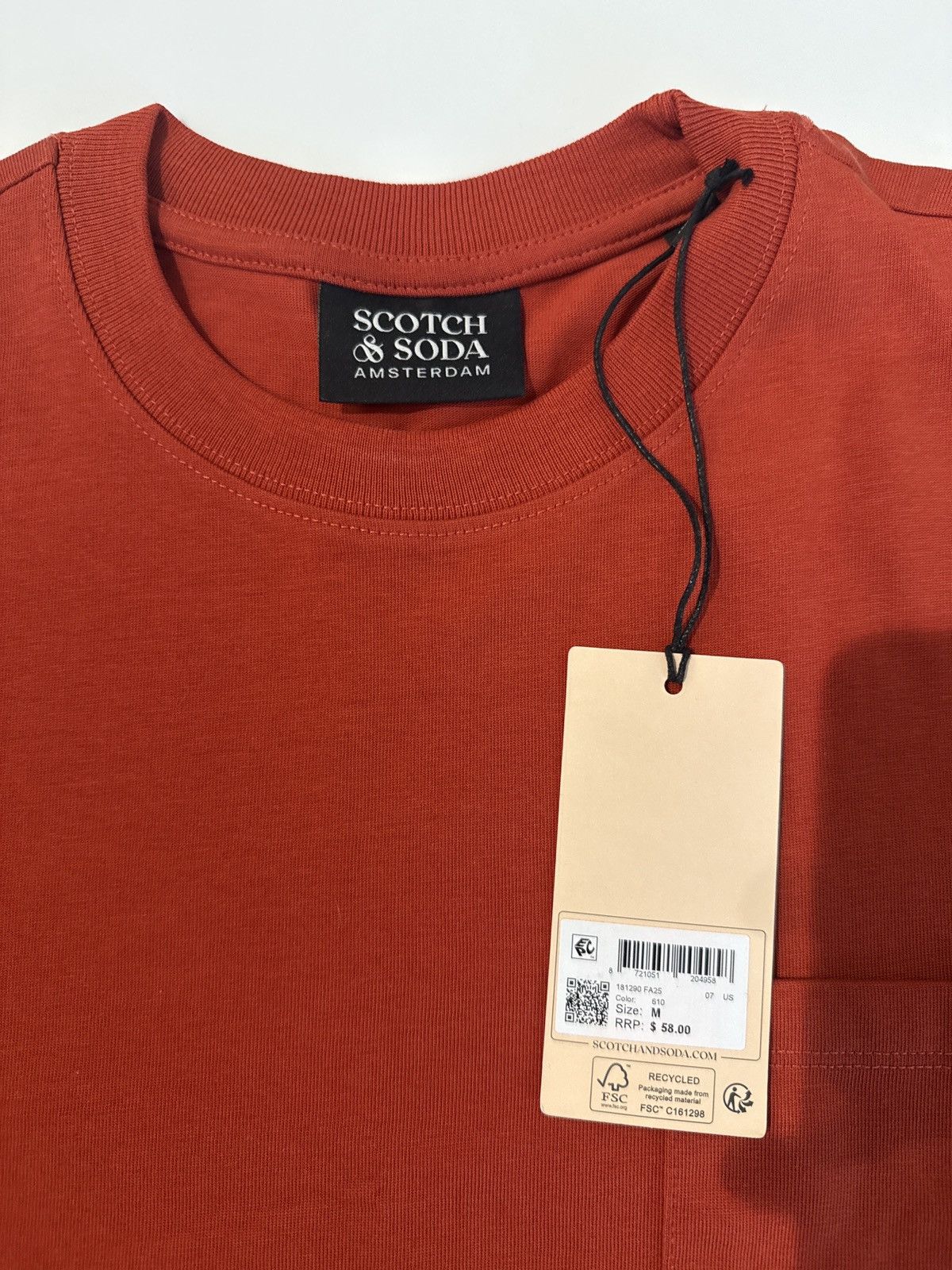 Scotch & Soda Scotch & soda T-shirt orange Size US M / EU 48-50 / 2 - 2 Thumbnail