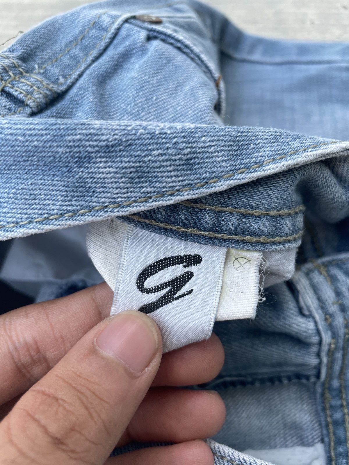 Japanese Brand 2000s JAPANESE BRAND 9 JEANS WHISKER SKINNY PUNK ARCHIVE Size 29" - 4 Thumbnail