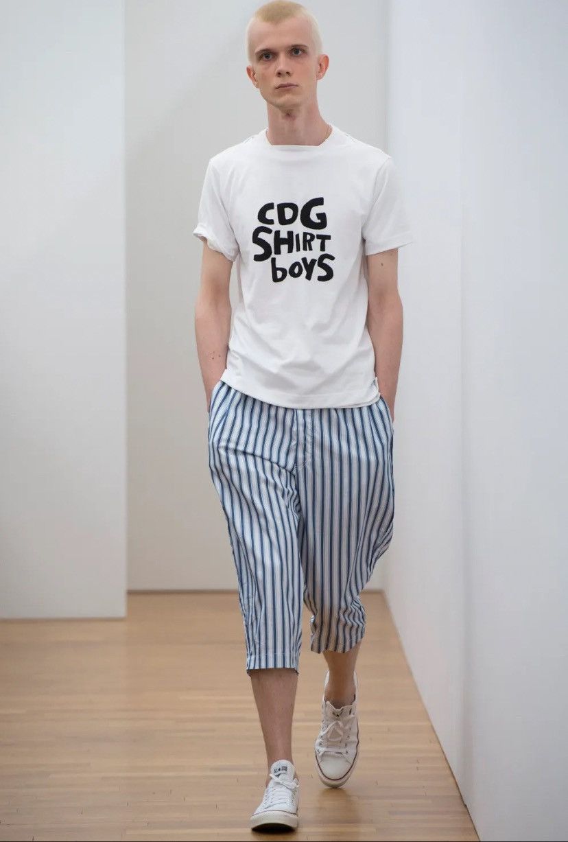 Comme des Garcons SS17 Wide Neck Logo T Shirt Size US M / EU 48-50 / 2 - 2 Thumbnail
