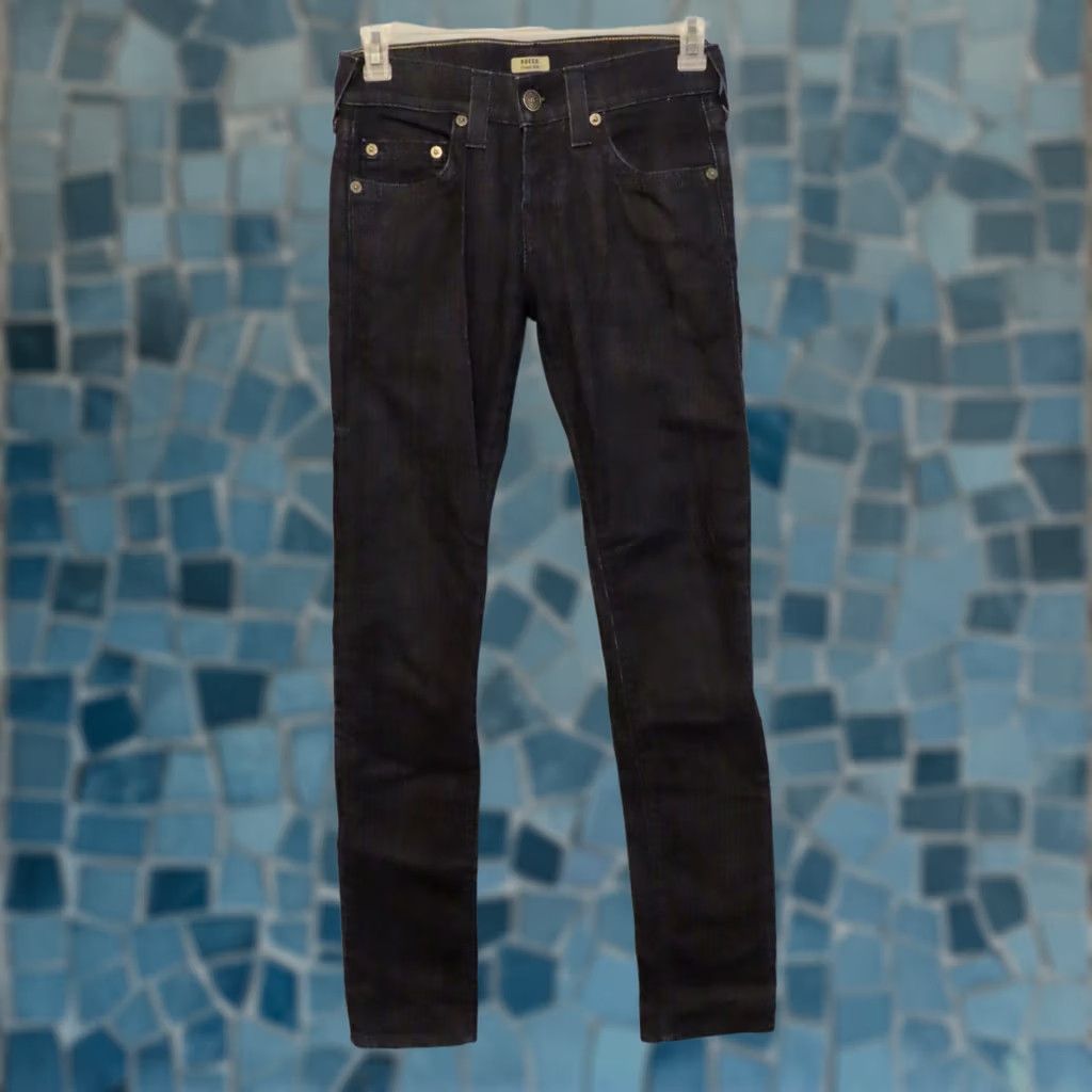 True Religion True Religion Jeans Womens Blue 28 Slim Straight Denim 5-Pocket Zip 32in Inseam Short Description: Nice looking jeans. Size 28" / US 6 / IT 42 - 1 Thumbnail