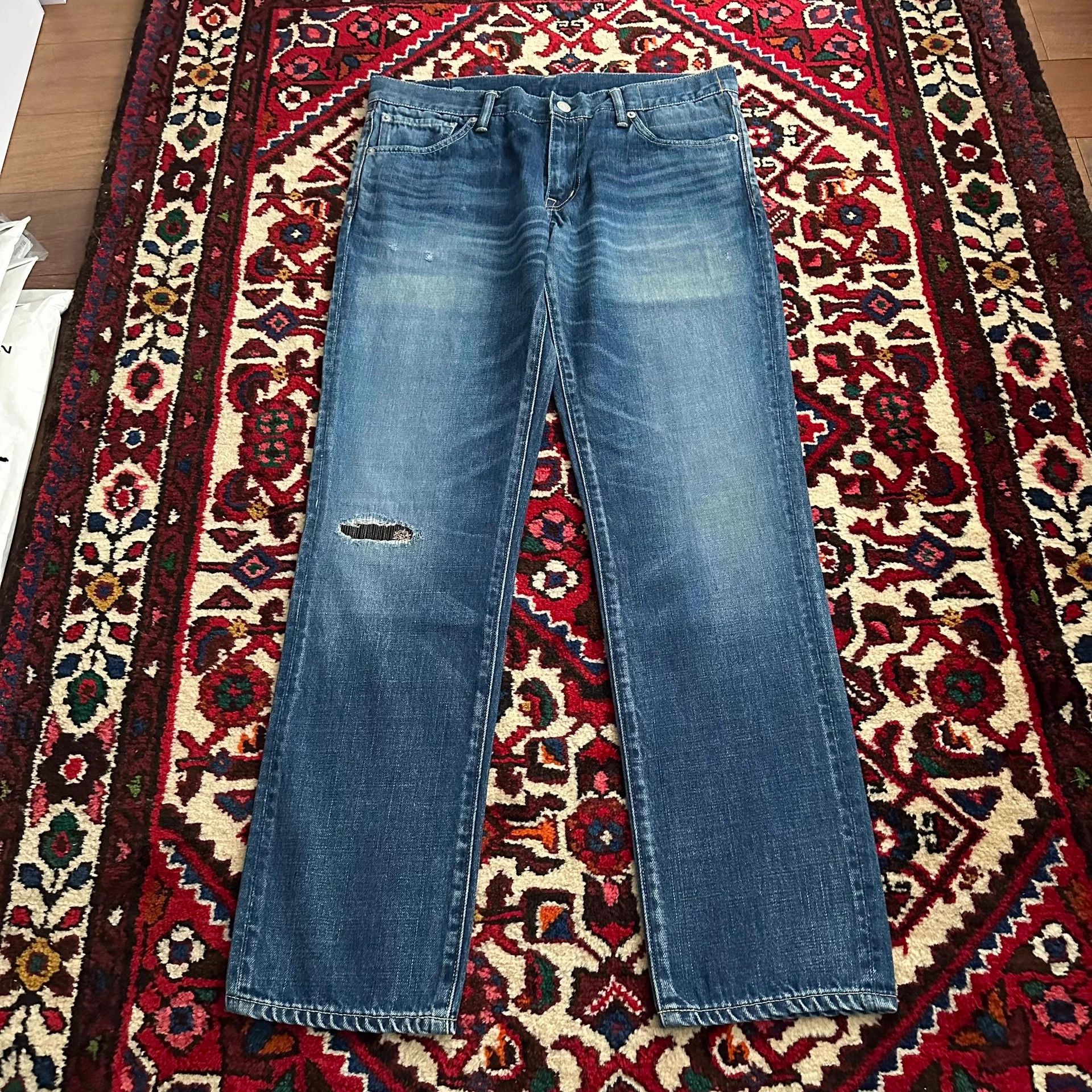 visvim 17aw 04d10 washed denim jeans w34l30