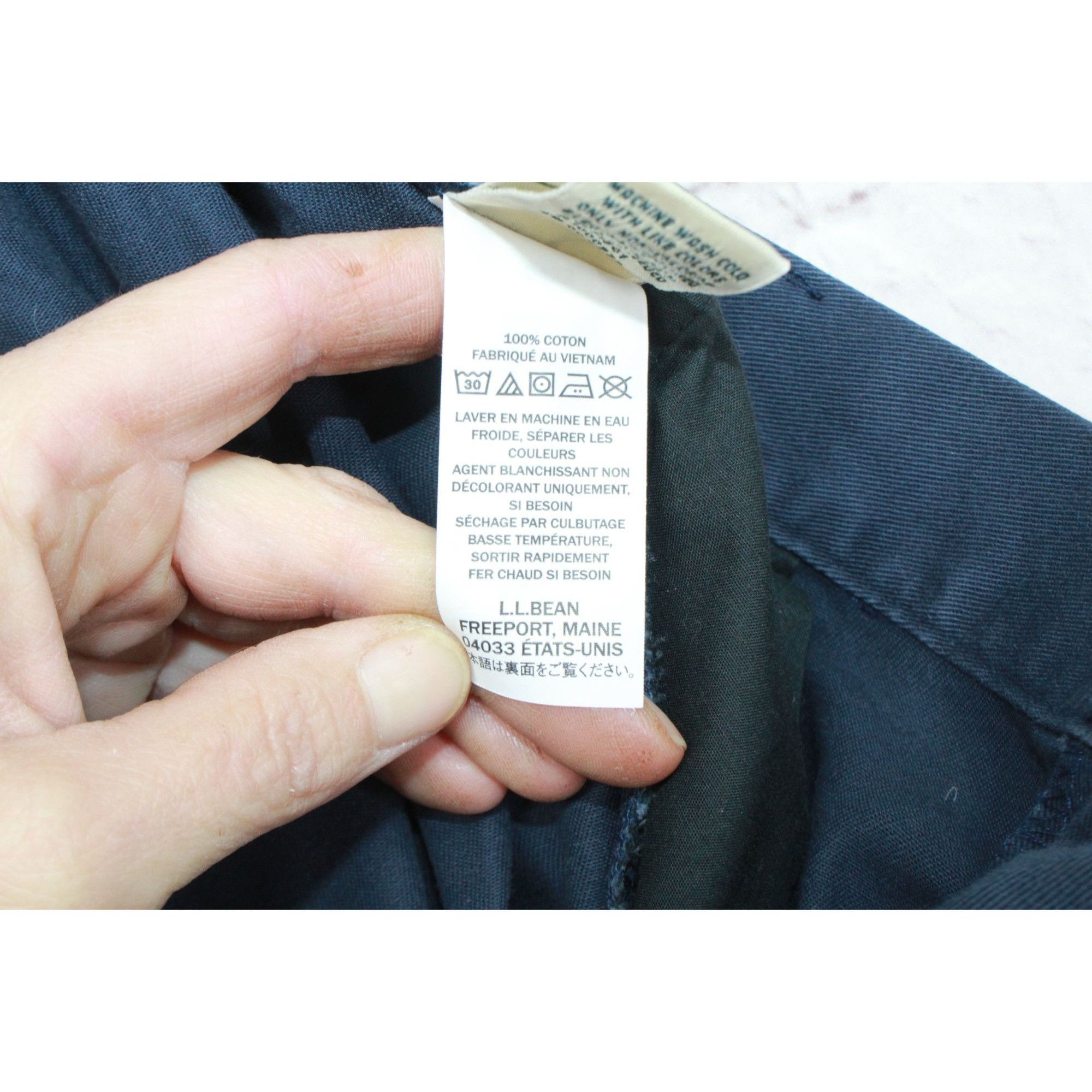 L.L. Bean LL Bean Wrinkle Free Bayside Pants Ultra High Rise 10 Pet Size 32" / US 10 / IT 46 - 9 Thumbnail