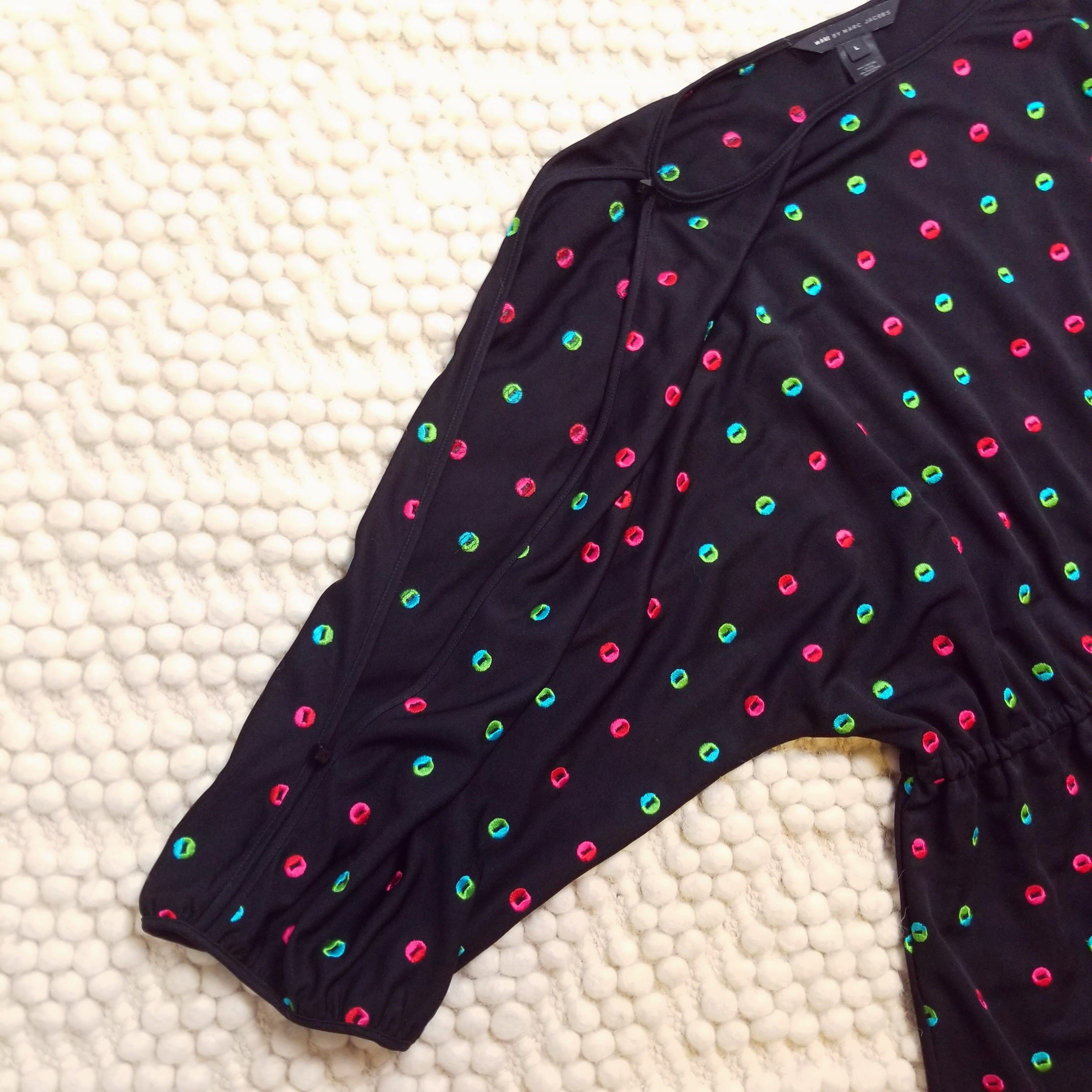 Marc by Marc Jacobs Embroidered Dress Size L / US 10 / IT 46 - 9 Thumbnail