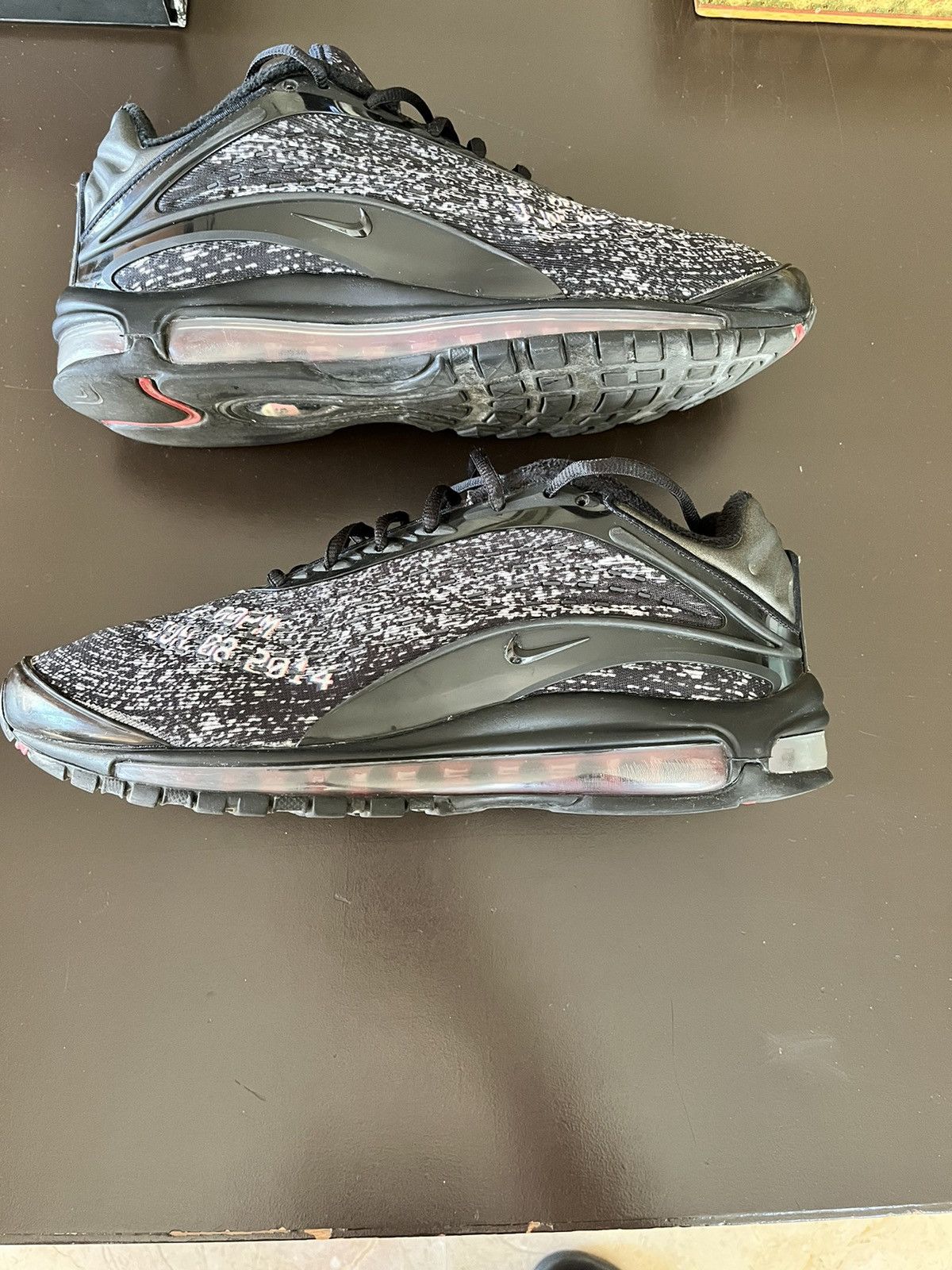 image of Nike Air Max Deluxe Skepta Shoes in Black, Men's (Size 11)