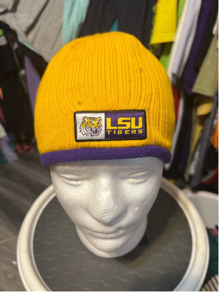 Nike LSU Tigers Reversible Beanie Skull cap Size ONE SIZE - 1 Thumbnail
