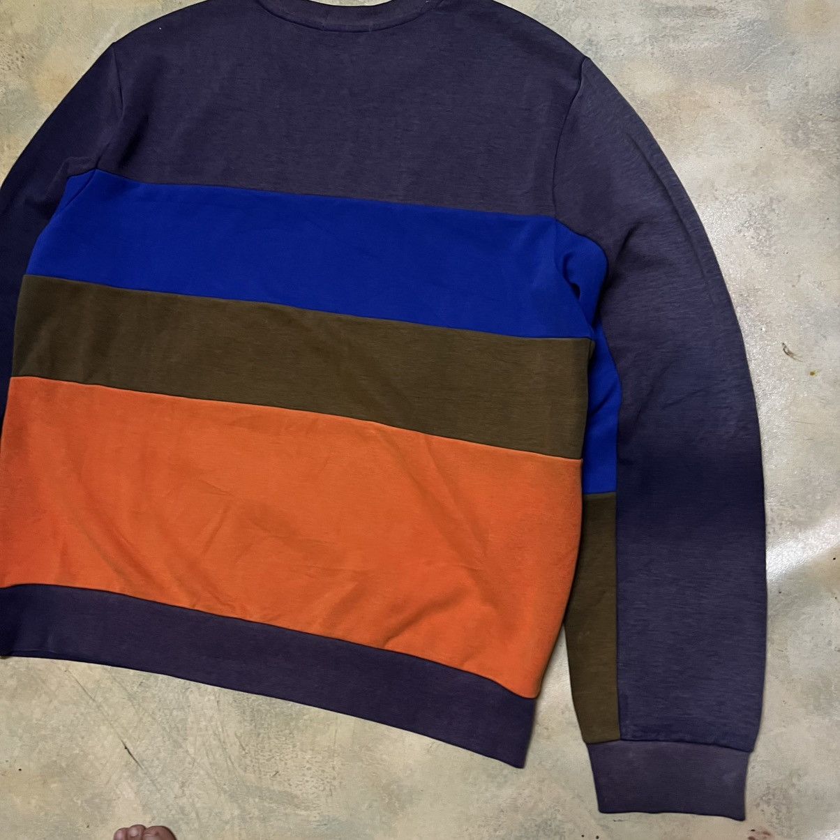 Polo Ralph Lauren Polo Ralph Lauren Colour Block Big Logo Sweatshirt Distress Size US L / EU 52-54 / 3 - 16 Thumbnail