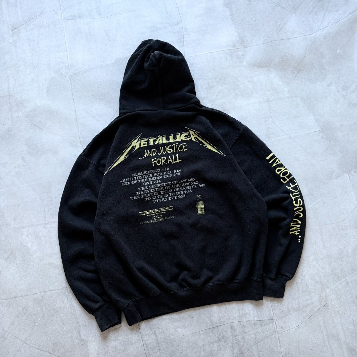 Vintage 00s Metallica And Justice For All Big Logo Hoodie Vintage Size US L / EU 52-54 / 3 - 4 Thumbnail