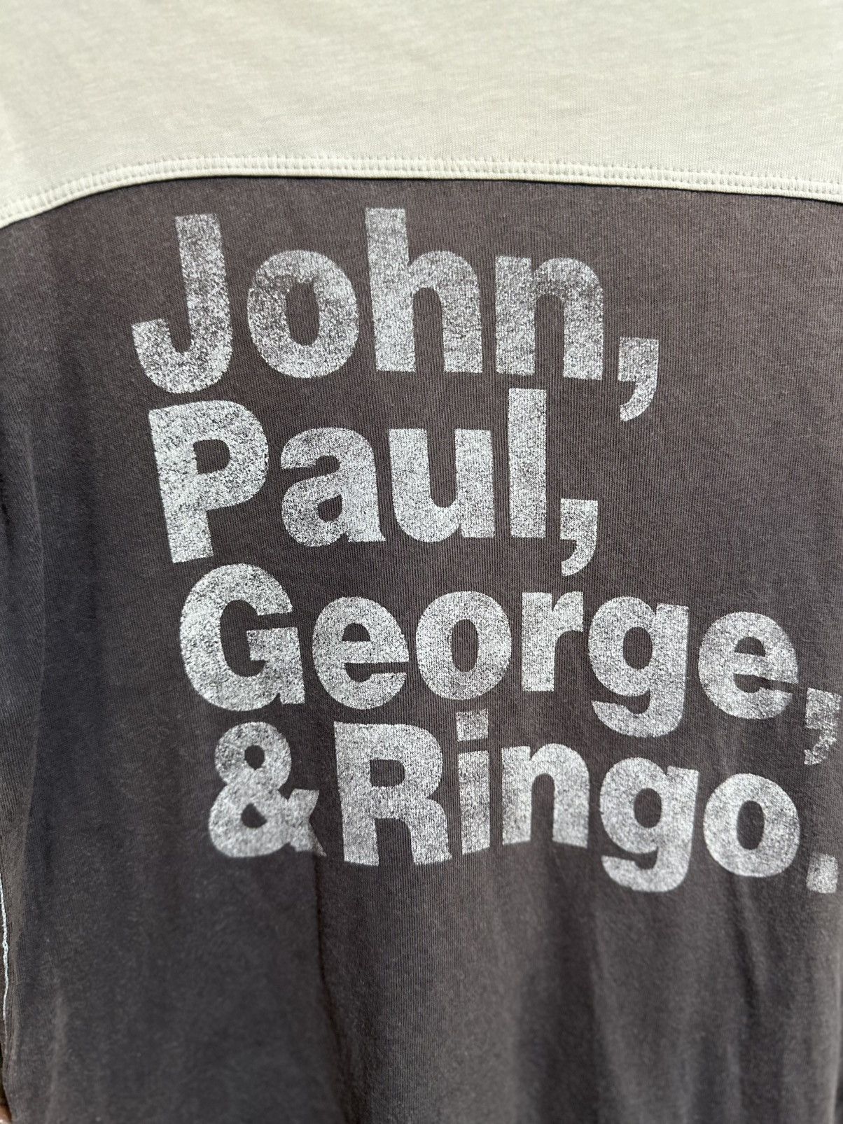 Band Tees Thrashed Vintage John.Paul,George & Ringgo Tee Size US M / EU 48-50 / 2 - 2 Thumbnail