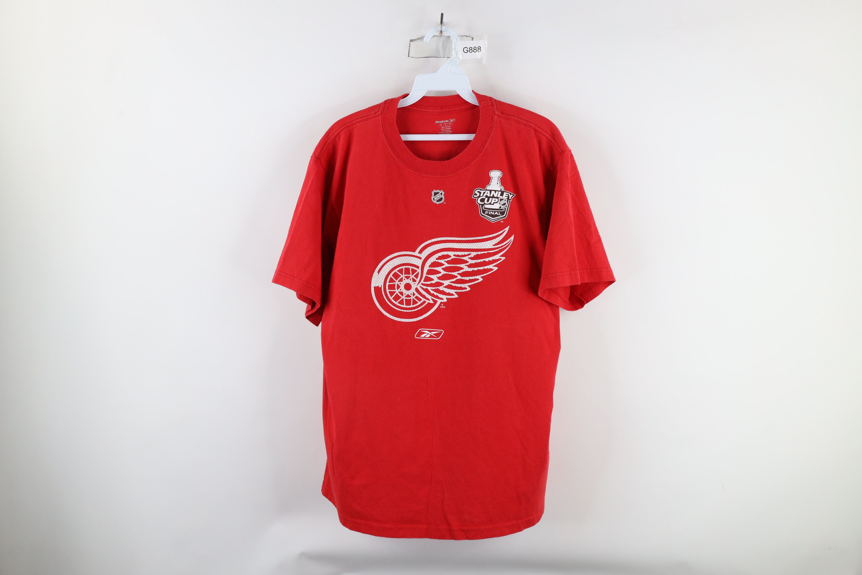 Reebok × Vintage Vintage Reebok Stanley Cup Champs Detroit Red Wings T-Shirt Size US M / EU 48-50 / 2 - 1 Thumbnail