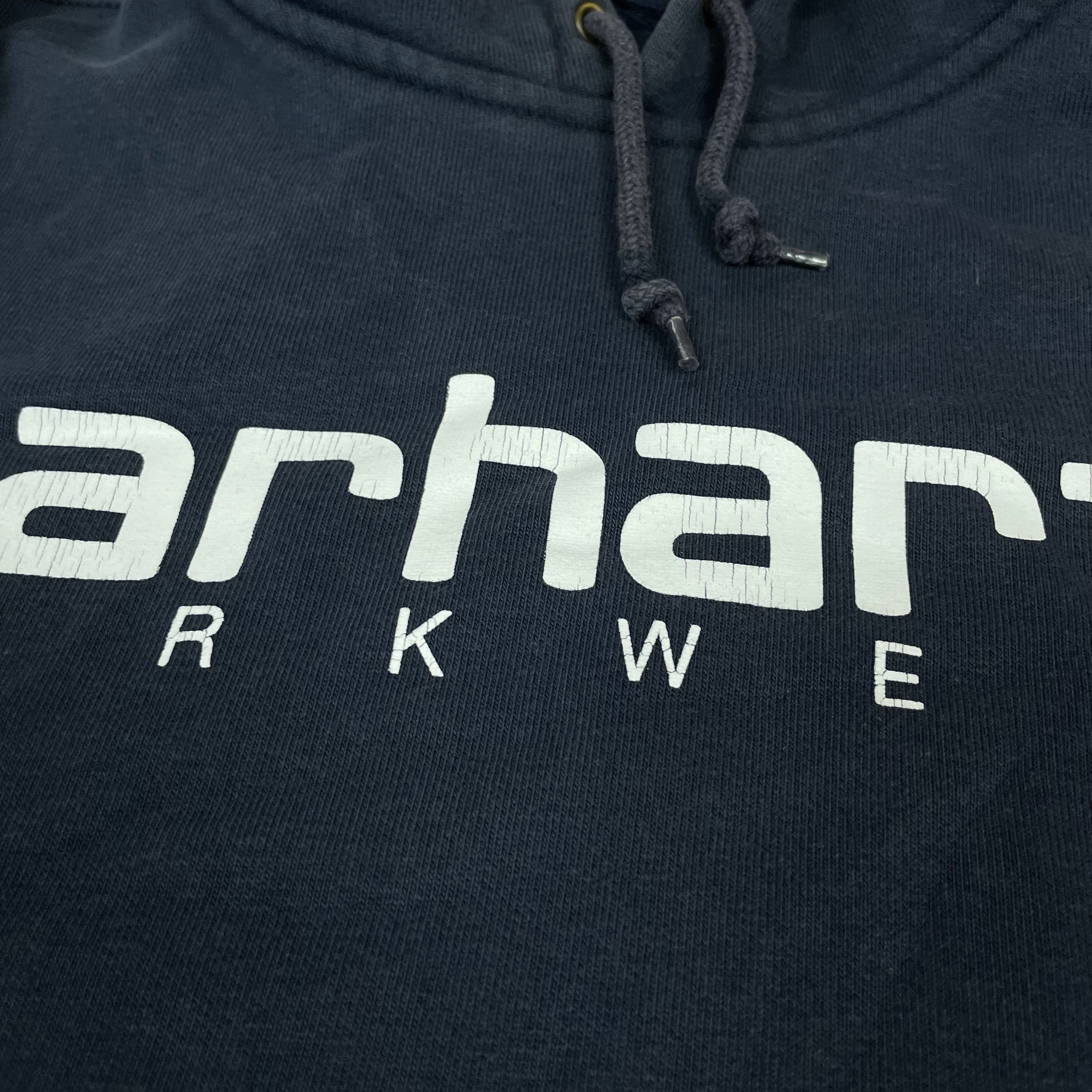 Carhartt Carhartt Mens Navy Cotton Long Sleeve Pullover Hoodie Medium Size US M / EU 48-50 / 2 - 3 Thumbnail