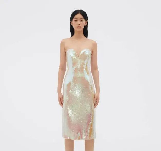 Bottega Veneta o1n1vont0724 Dress in Multicolor Size M / US 6-8 / IT 42-44 - 2 Thumbnail