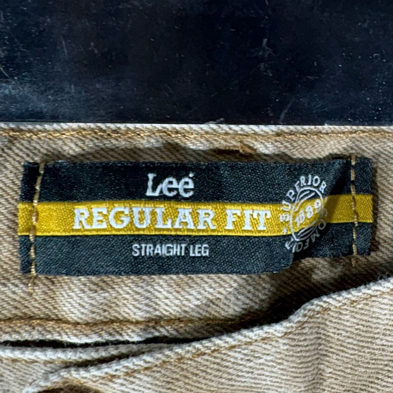 Lee Lee Regular Fit Denim Straight Leg Jeans 41x27 Size US 41 - 7 Thumbnail