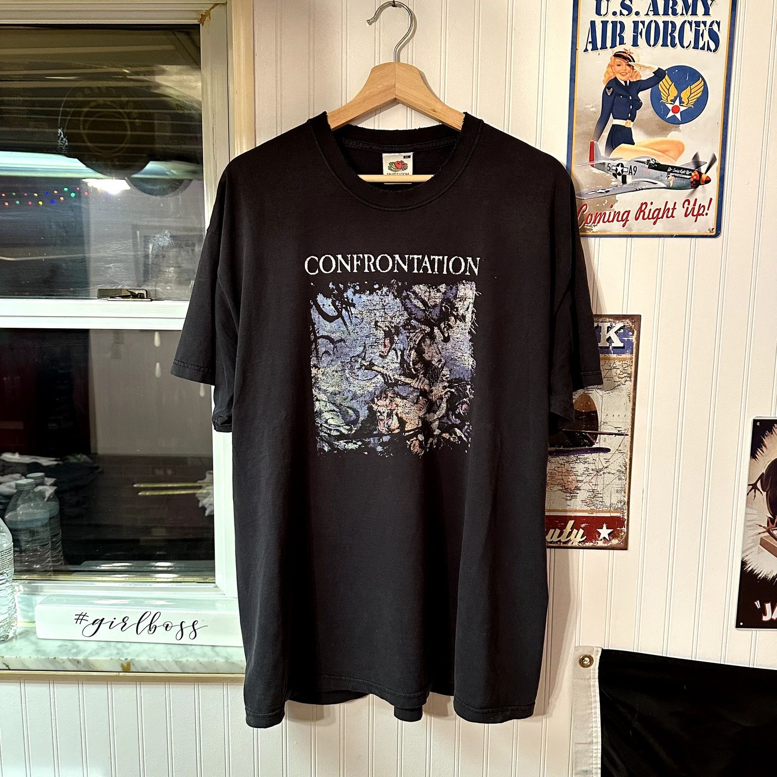 Fruit Of The Loom Vintage Faded Rackham Confrontation Board Game PROMO ShirtXL Size US XL / EU 56 / 4 - 1 Thumbnail