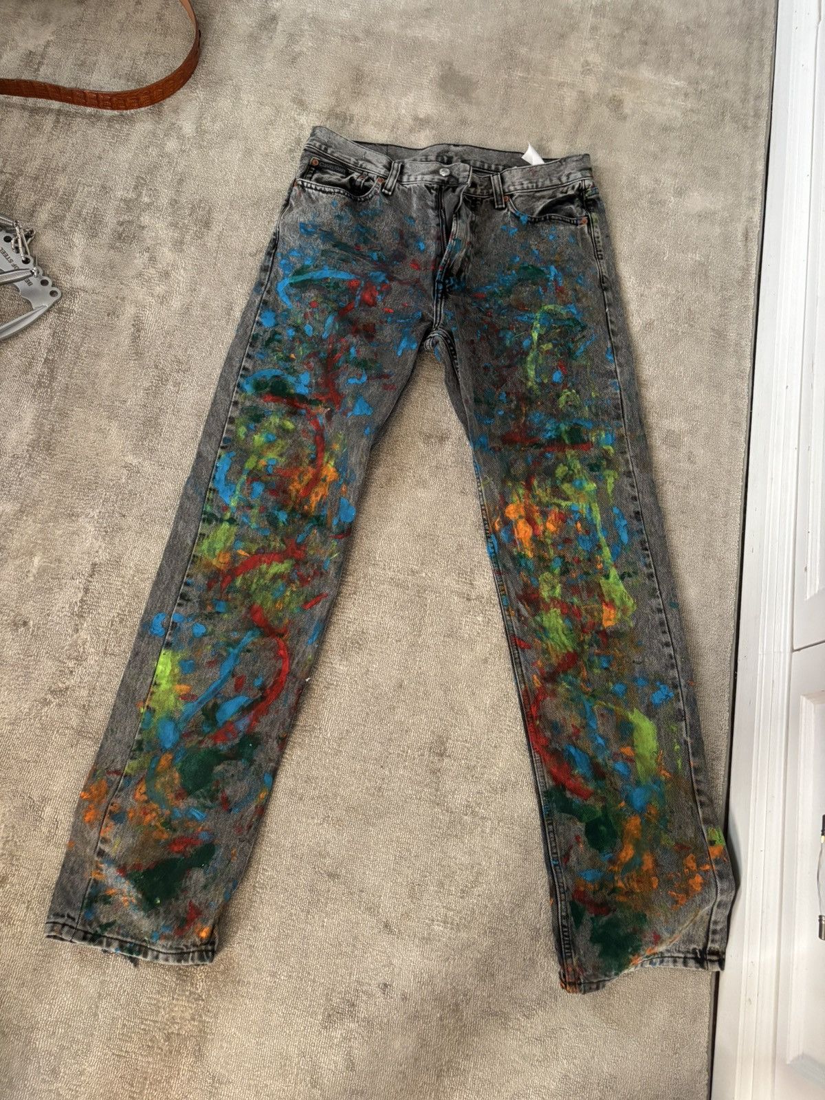 Calvin Klein Calvin Klein~Handcrafted art jeans Size US 31 - 1 Thumbnail