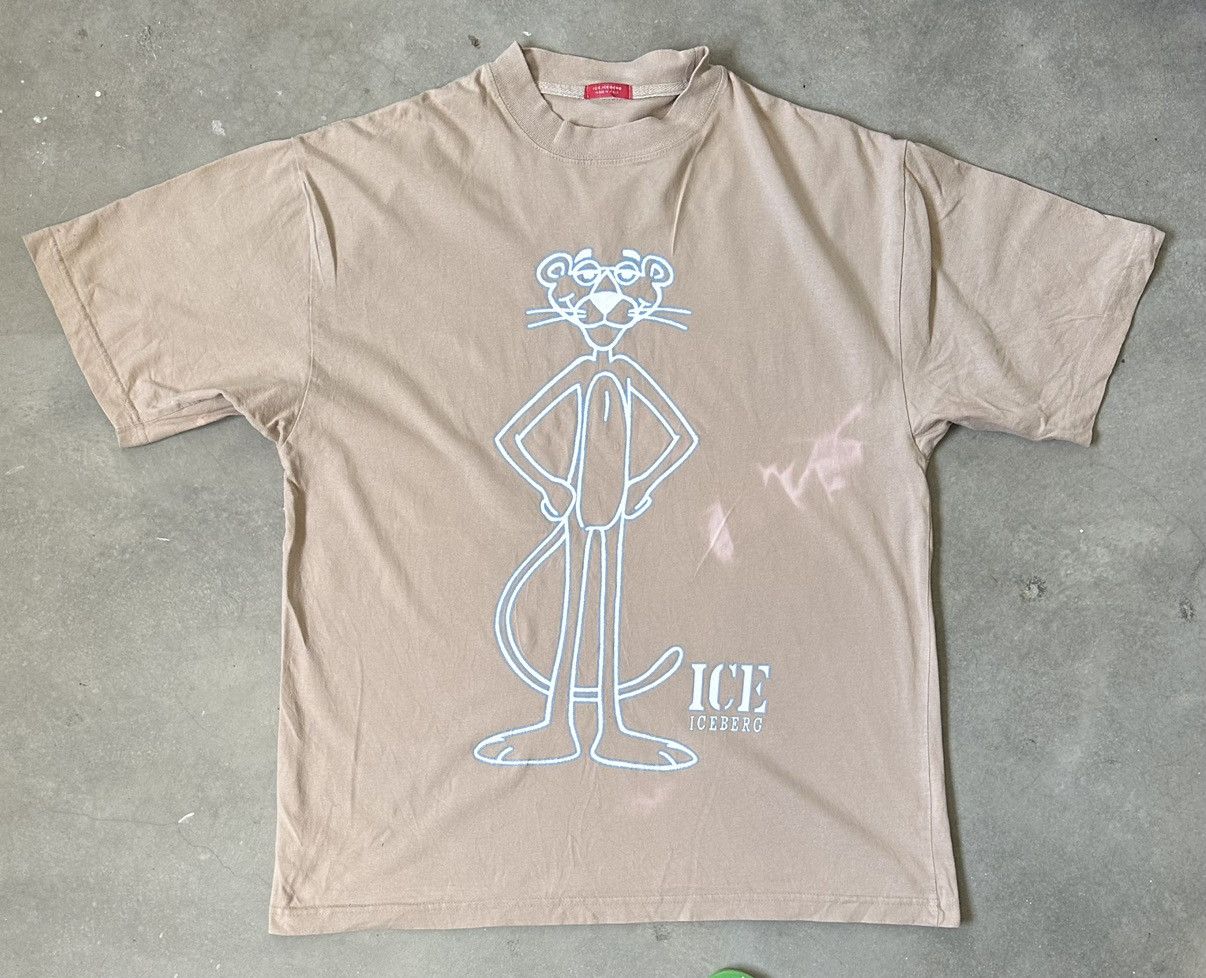 Iceberg VINTAGE ICEBERG PINK PANTHER WELL FADED TEE Size US L / EU 52-54 / 3 - 1 Thumbnail