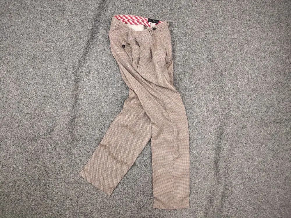 Etro Etro Vintage Italy Design Classic Trouser Pants check cotton Size US 32 / EU 48 - 1 Thumbnail