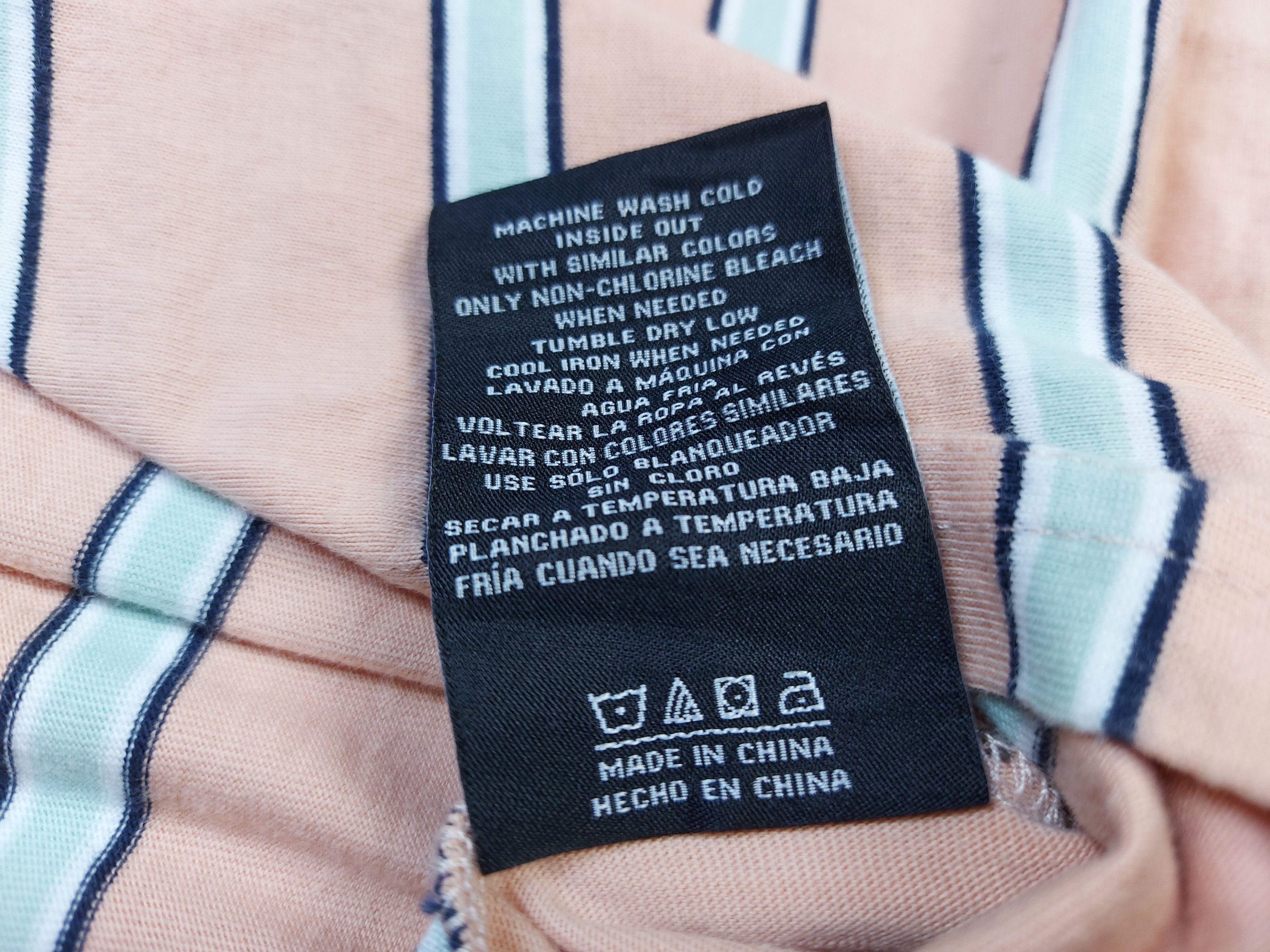 Huf HUF Jerome Yarn Dye Stripe Knit Top Coral Pink T-shirt Size US M / EU 48-50 / 2 - 7 Thumbnail