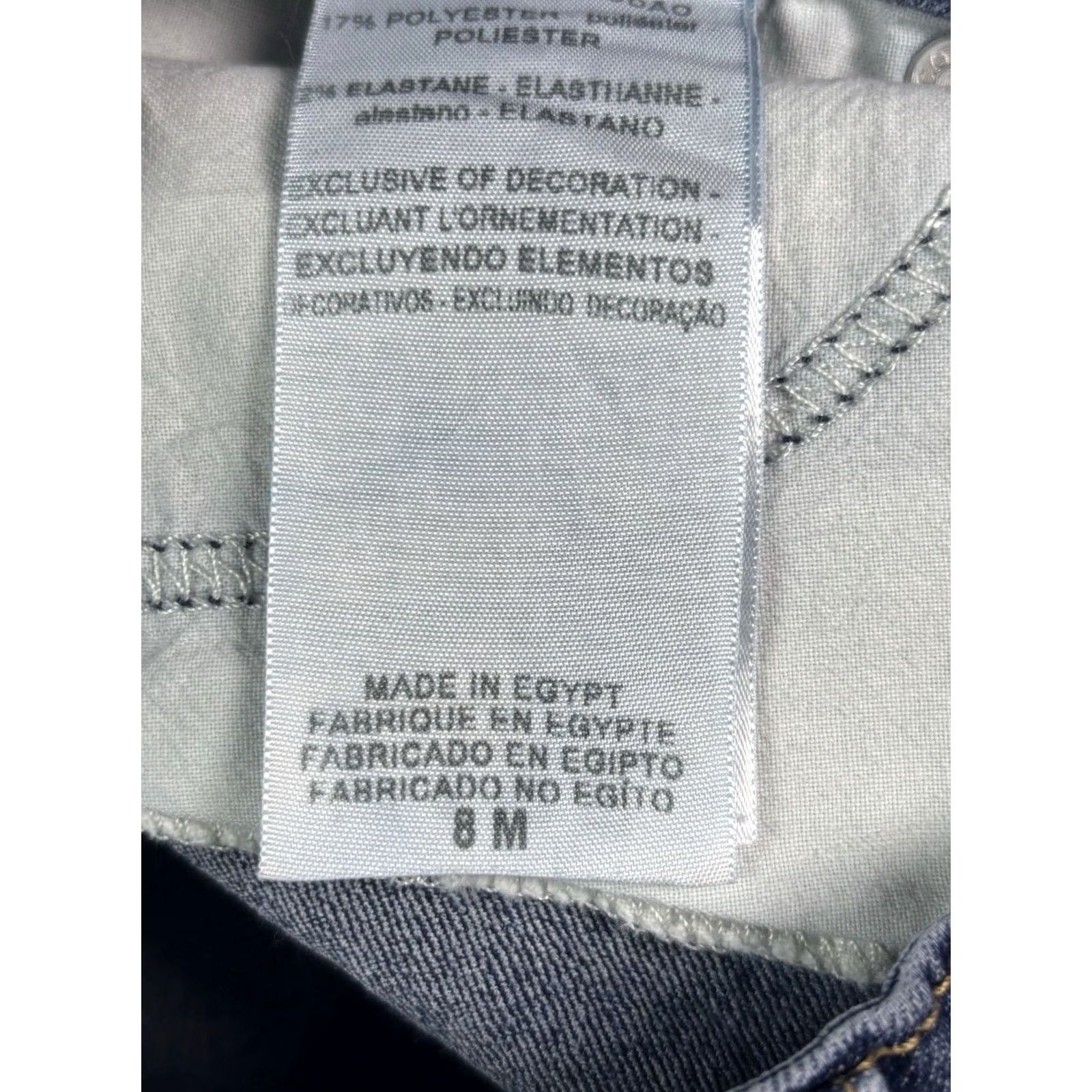 CO Signature Levi Strauss & Co Jeans Women's 8 Blue Modern Straight Denim Jeans Size 30" / US 8 / IT 44 - 8 Thumbnail