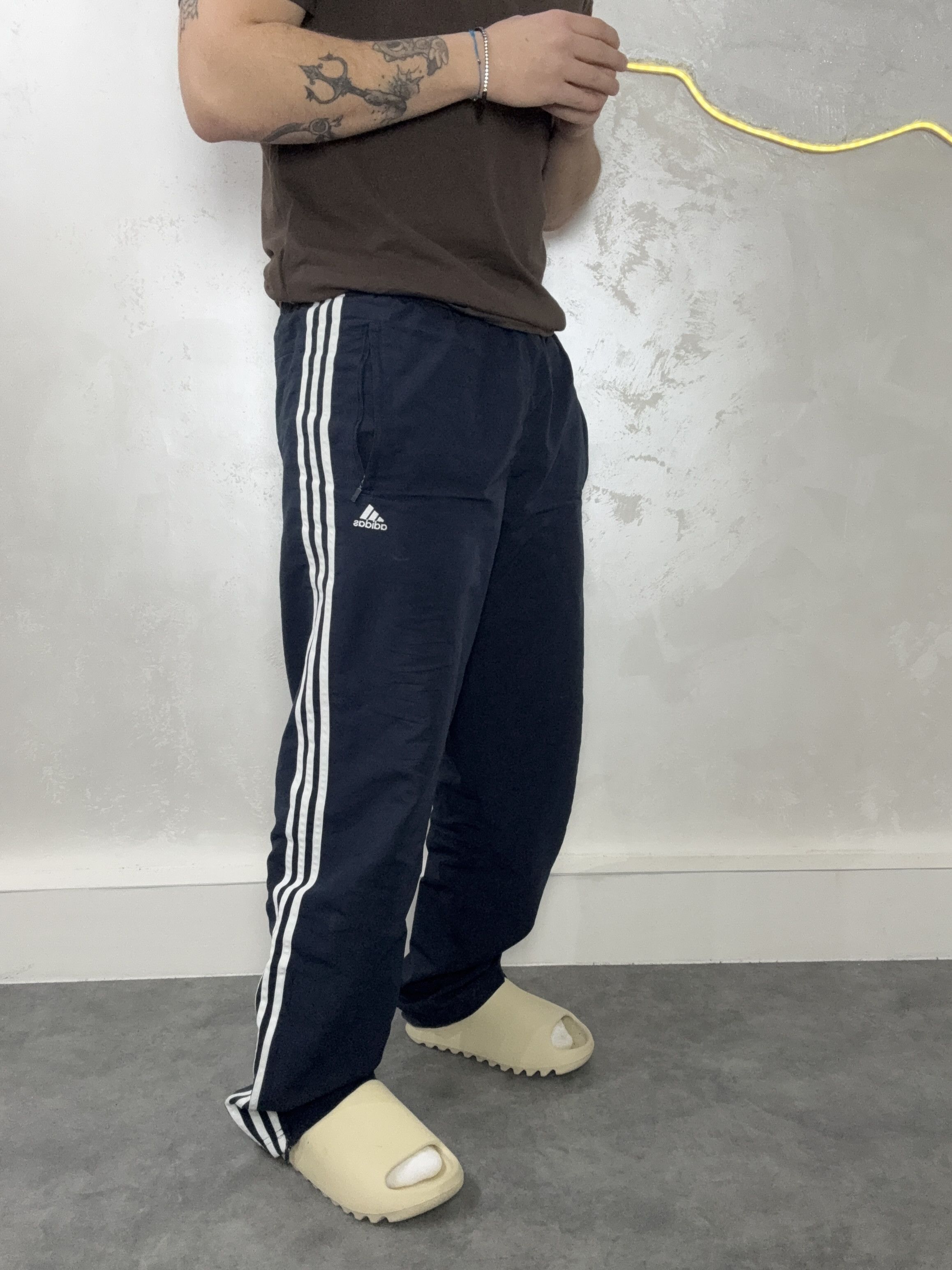 Adidas Vintage Adidas Parachute vibe pants baggy 3 stripes Size US 34 / EU 50 - 6 Thumbnail