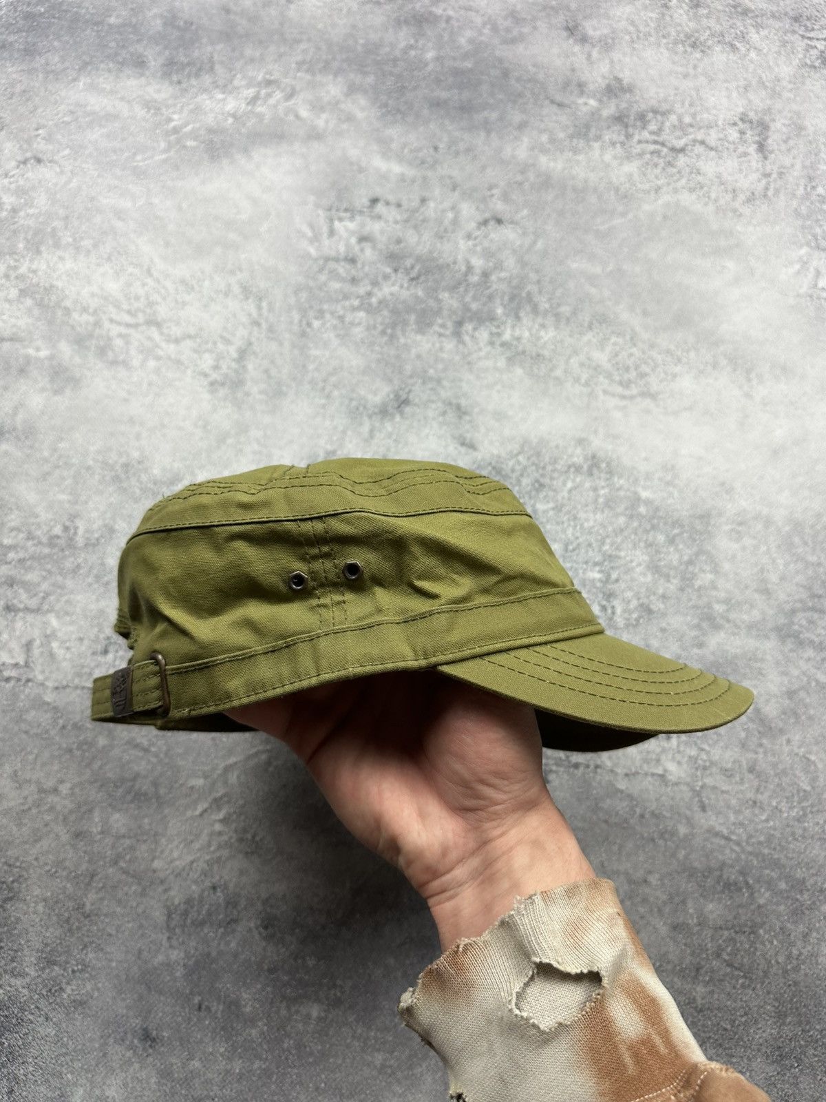 Timberland Vintage Timberland Military Metal Logo Green Hat Y2K Cap Size ONE SIZE - 5 Thumbnail