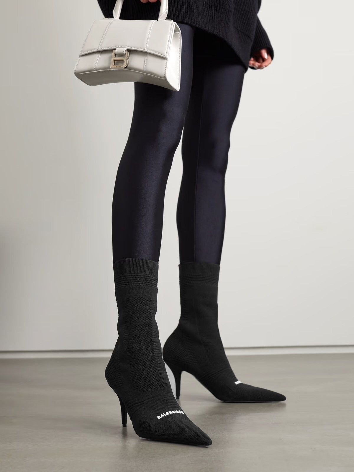 Balenciaga Balenciaga Women's Knife 2.0 Knit High Heel Booties Size US 5.5 / IT 35.5 - 5 Thumbnail