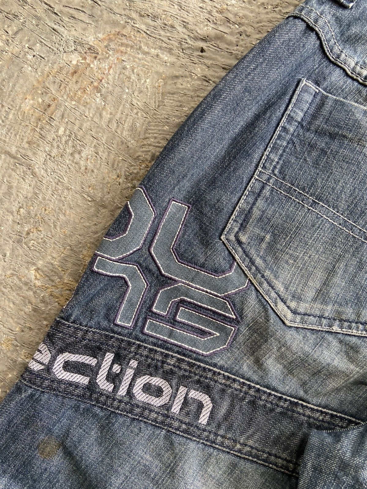 Fubu 1990s FUBU Collection - Hip Hop Ice Cube Style Denim Pants Size US 36 / EU 52 - 15 Thumbnail