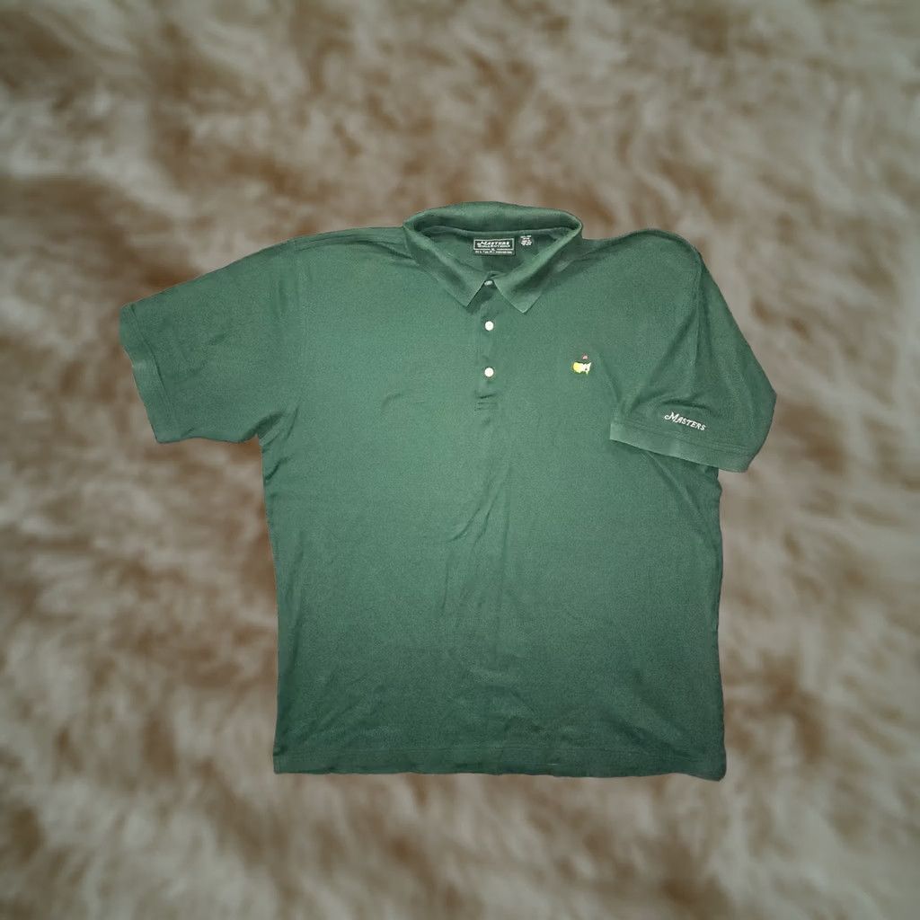 Vintage VINTAGE Master Polo Shirt Men XL Green Cotton 60s Two-Ply Short Sleeve Solid Classic Sports Dad Size US XL / EU 56 / 4 - 1 Thumbnail