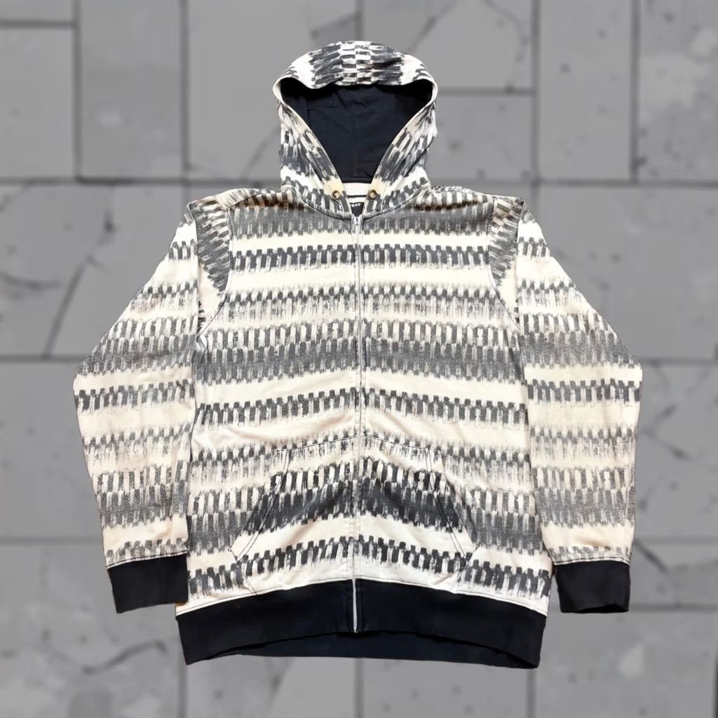 Streetwear × Vintage Kashwayz Full Zip Up Hoodie (White) | Grailed