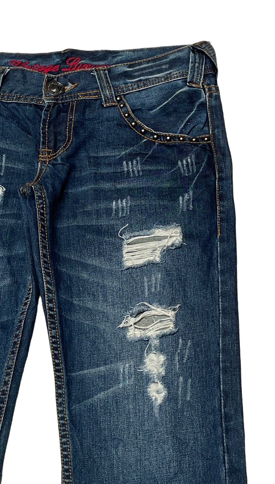 Japanese Brand × Vintage Vintage Brand Luxury Flared Jeans 2000s Size US 31 - 4 Thumbnail