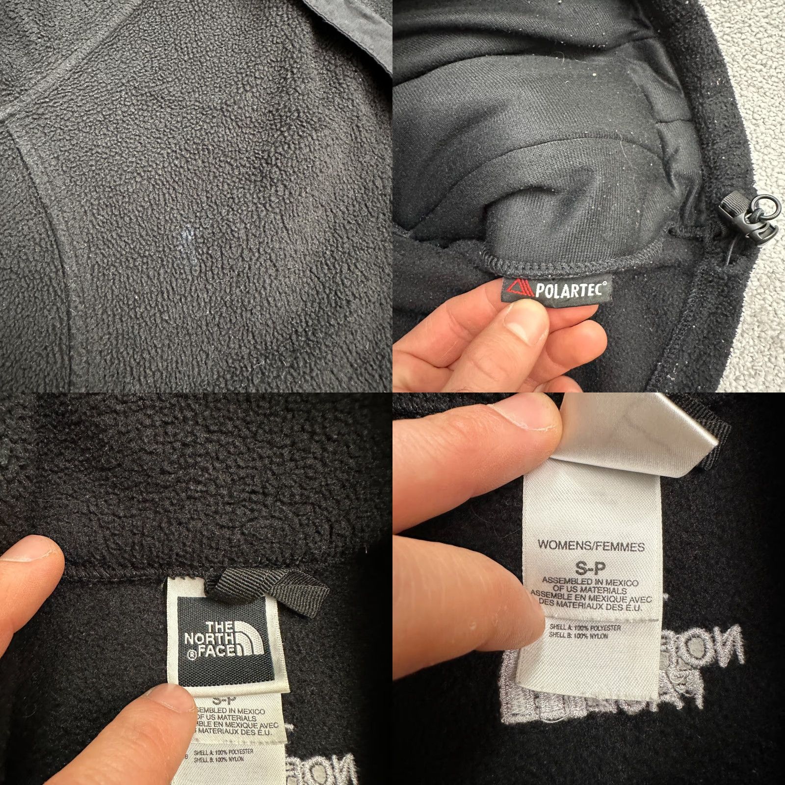 The North Face The North Face Jacket Small Black Polartec Fleece Full Zip Pocket Outdoor Womens Size S / US 4 / IT 40 - 8 Thumbnail